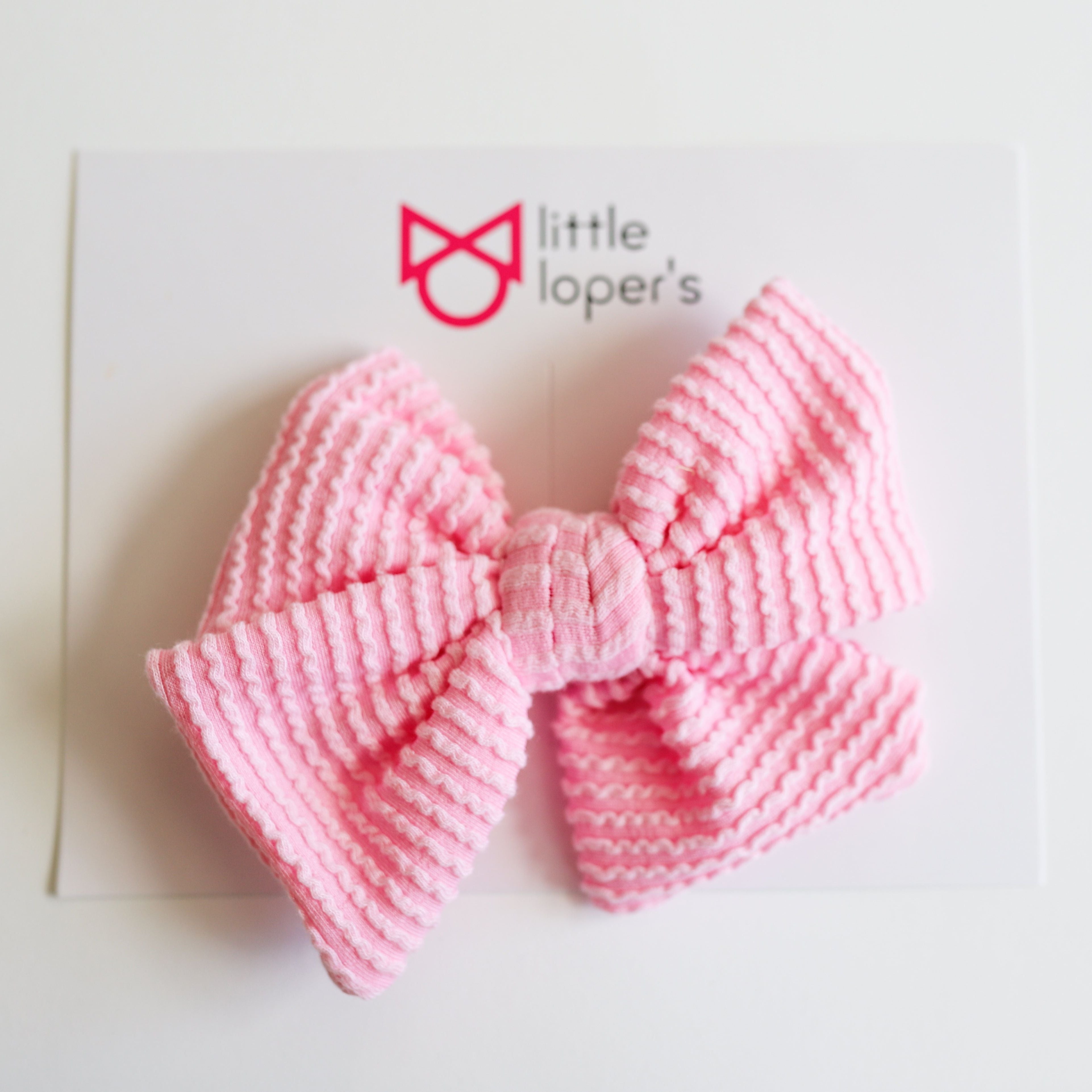 Cozy Ribbed Party Bows Set of 5