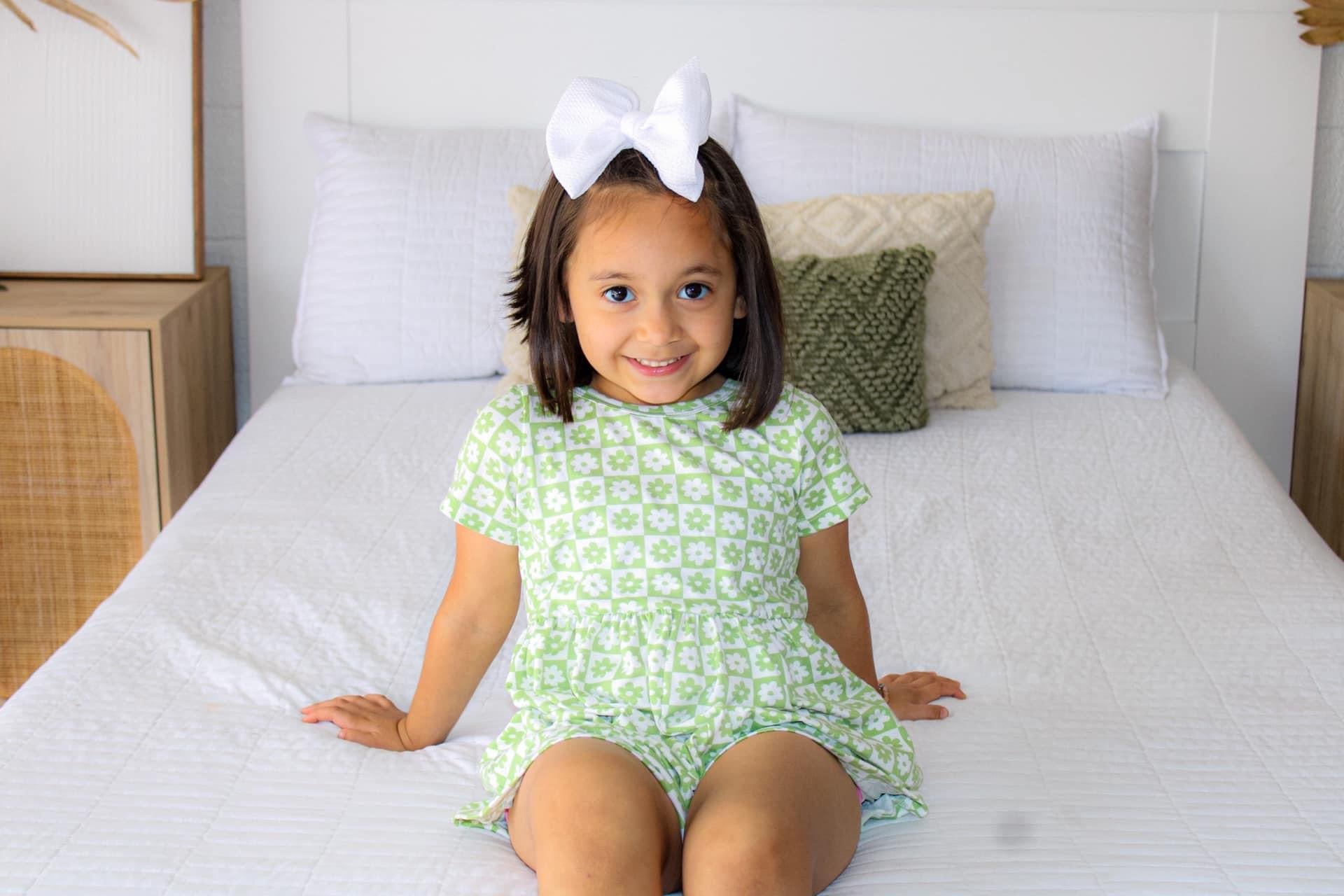 Daisy Checkers Leggy Romper