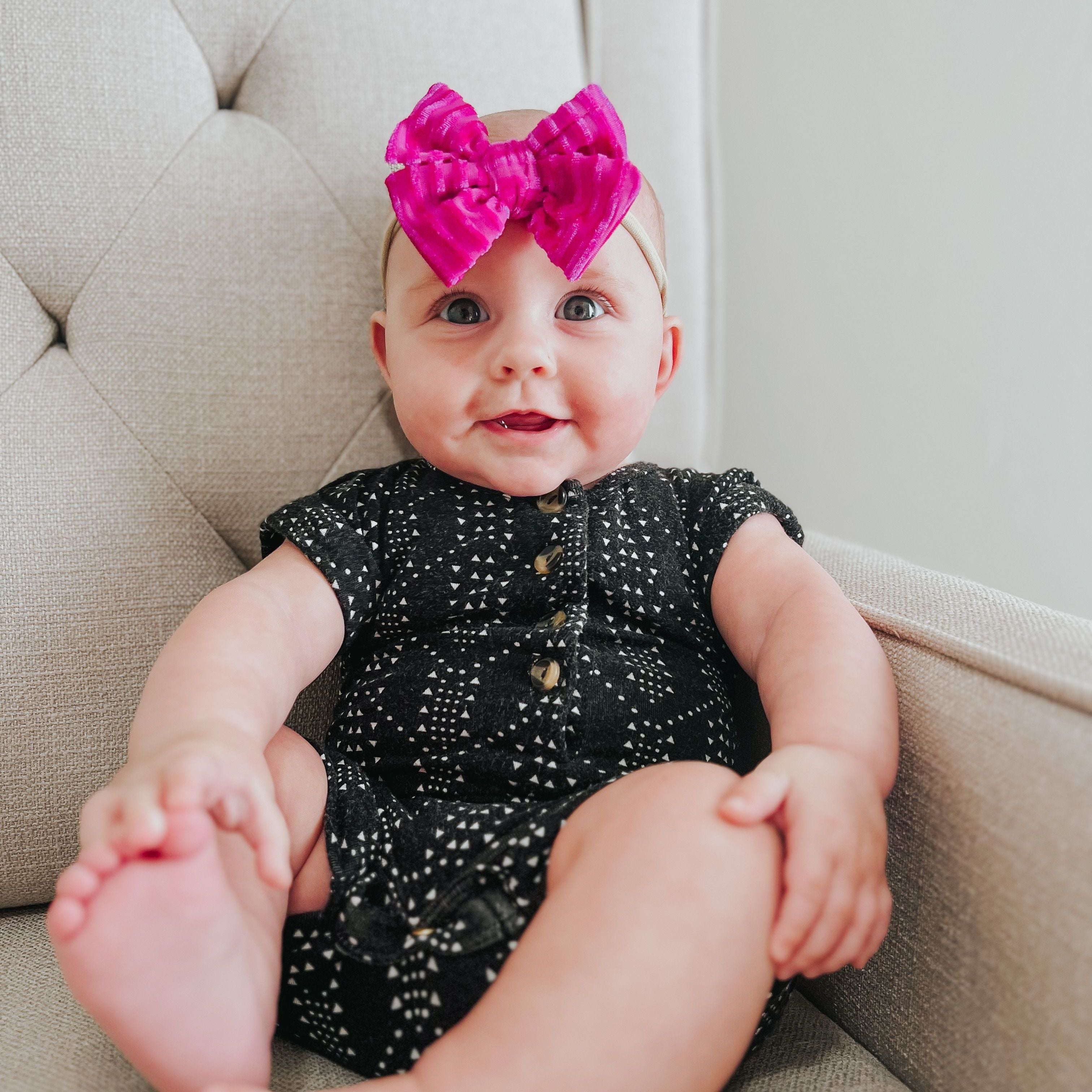 Magenta Luxe Fancy Butterfly Bow