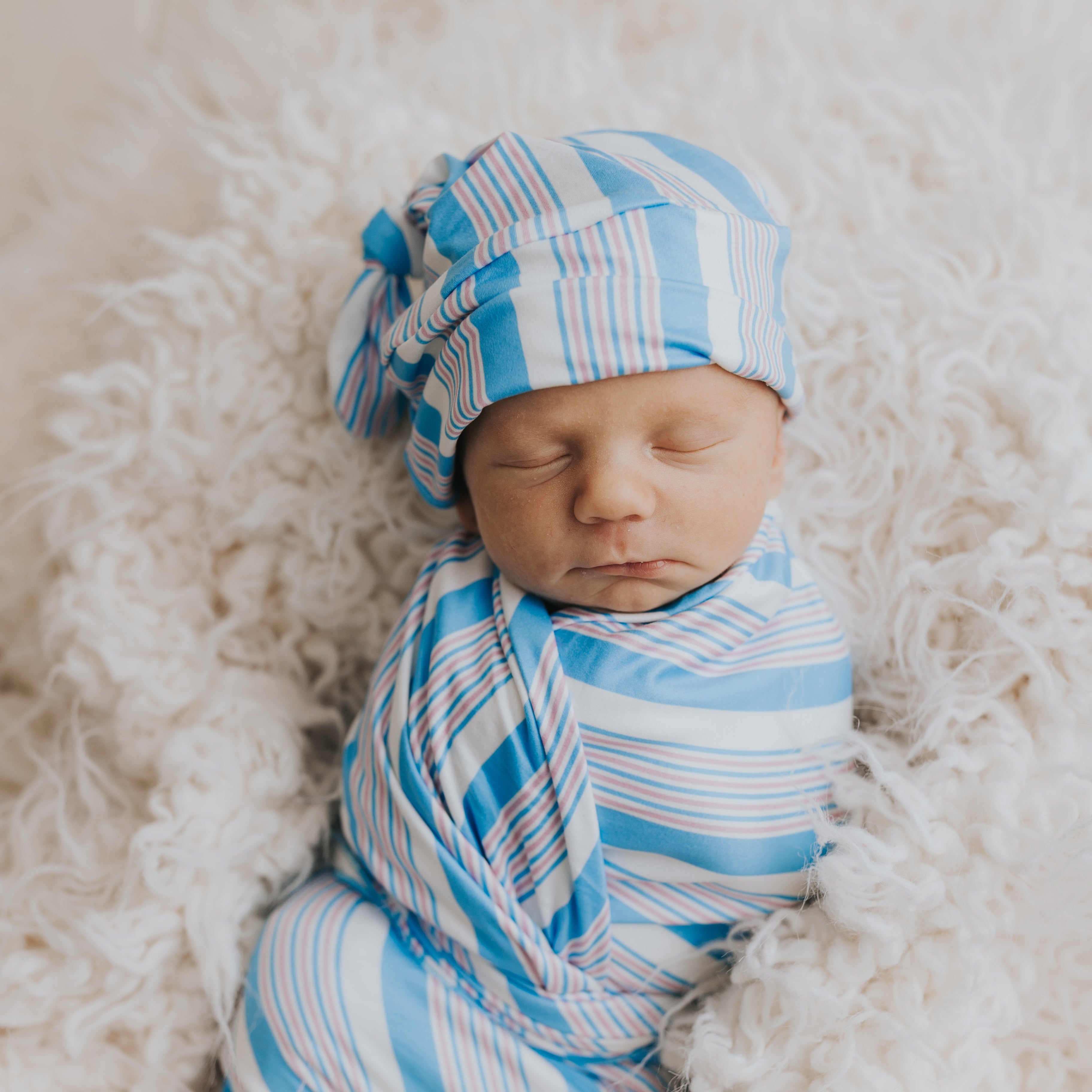 Fresh Stripes Swaddle Blanket Set