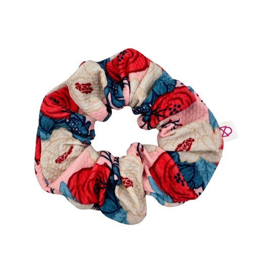 July Floral Scrunchie