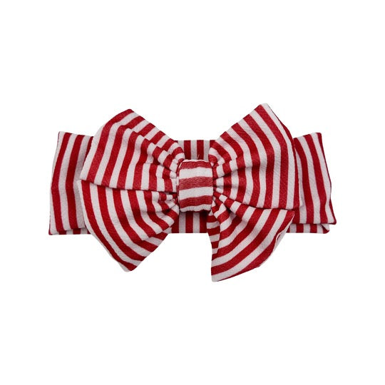 Red Stripes Headwrap