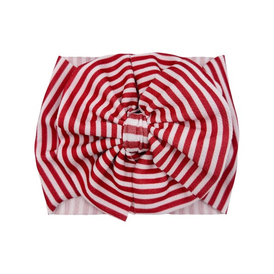 Red Stripes Headwrap