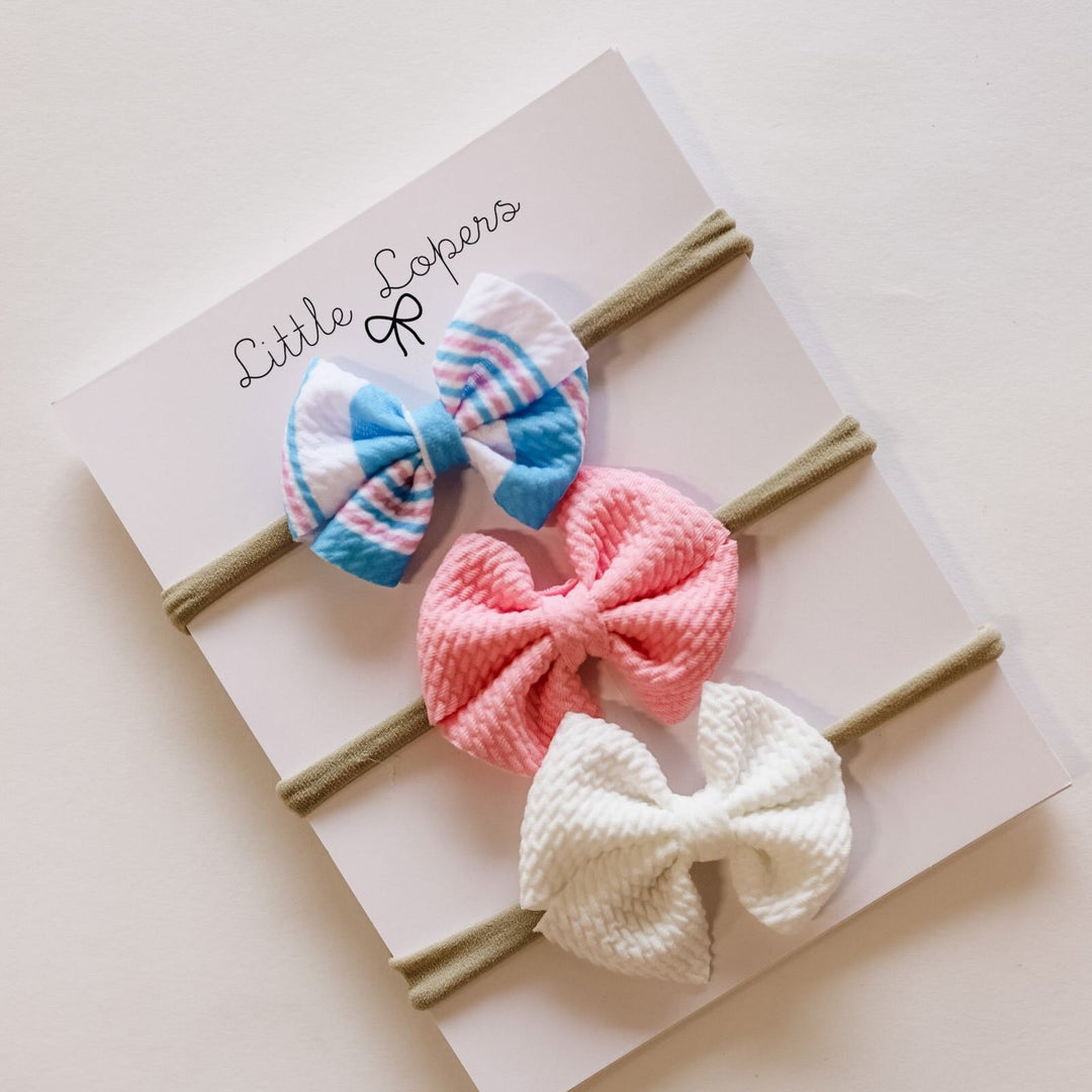 Newborn Bliss Set of 3 Bows