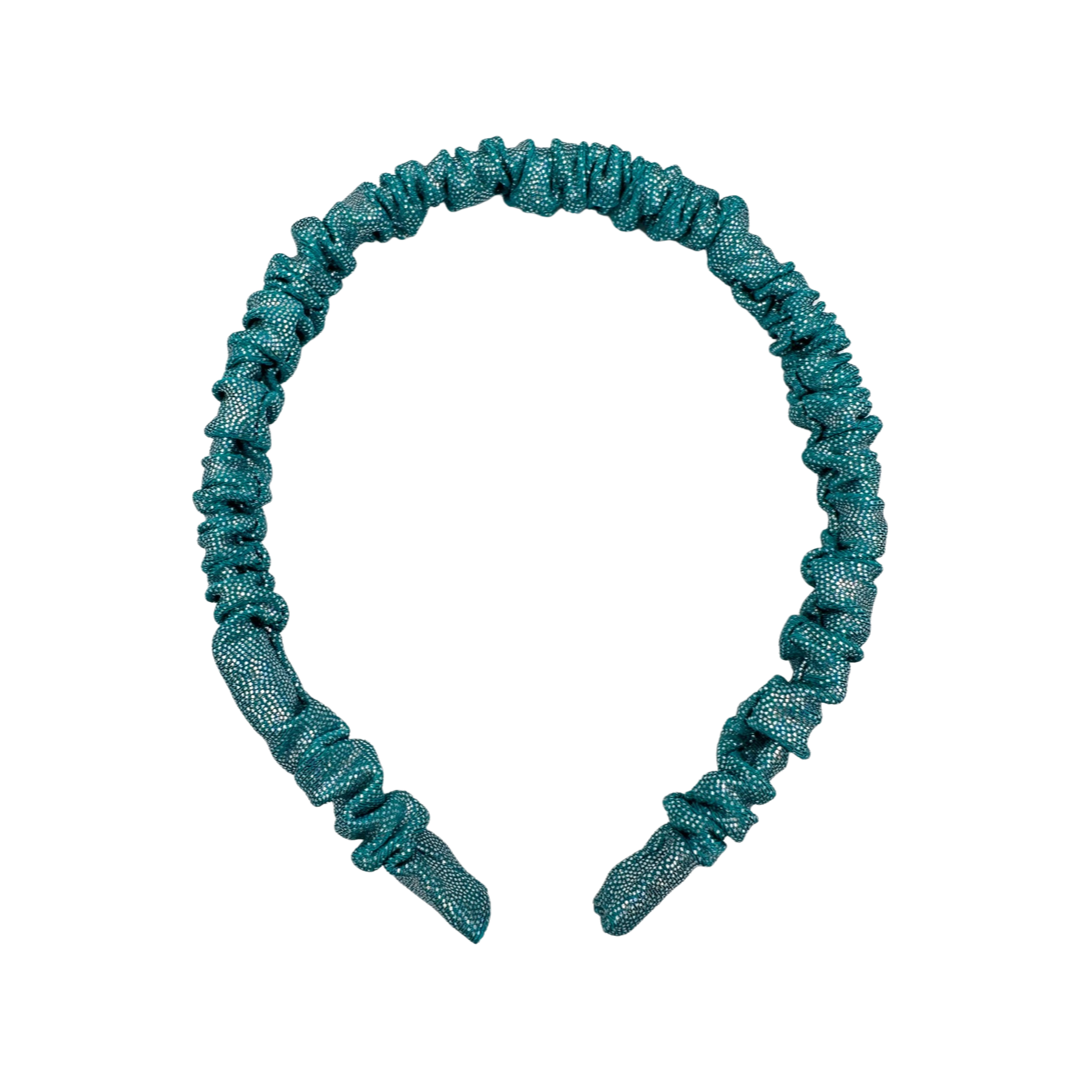 Ruched Shimmer Headbands