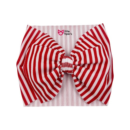 Red Stripes Headwrap