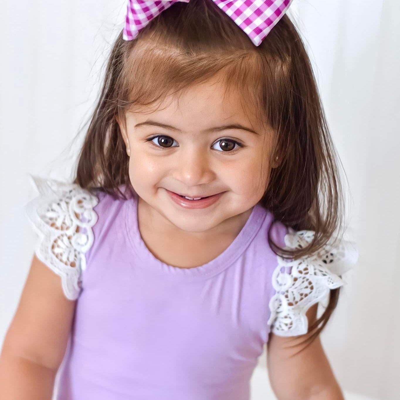 Set of 5 6 Inch Ribbon Gingham