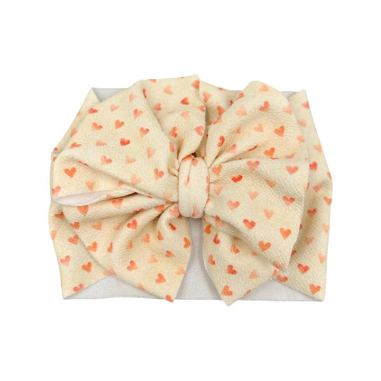 Pink Hearts Headwrap