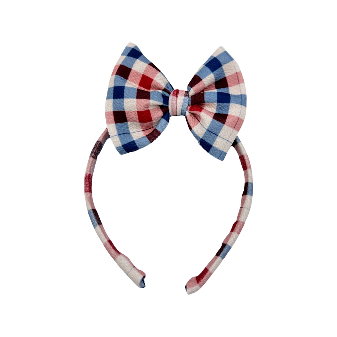 Red White Blue Gingham
