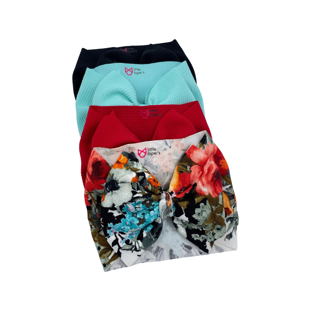 Retro Floral Headwrap Bundle little lopers