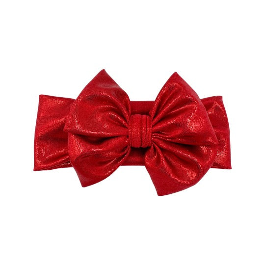 Red Shimmer Headwrap