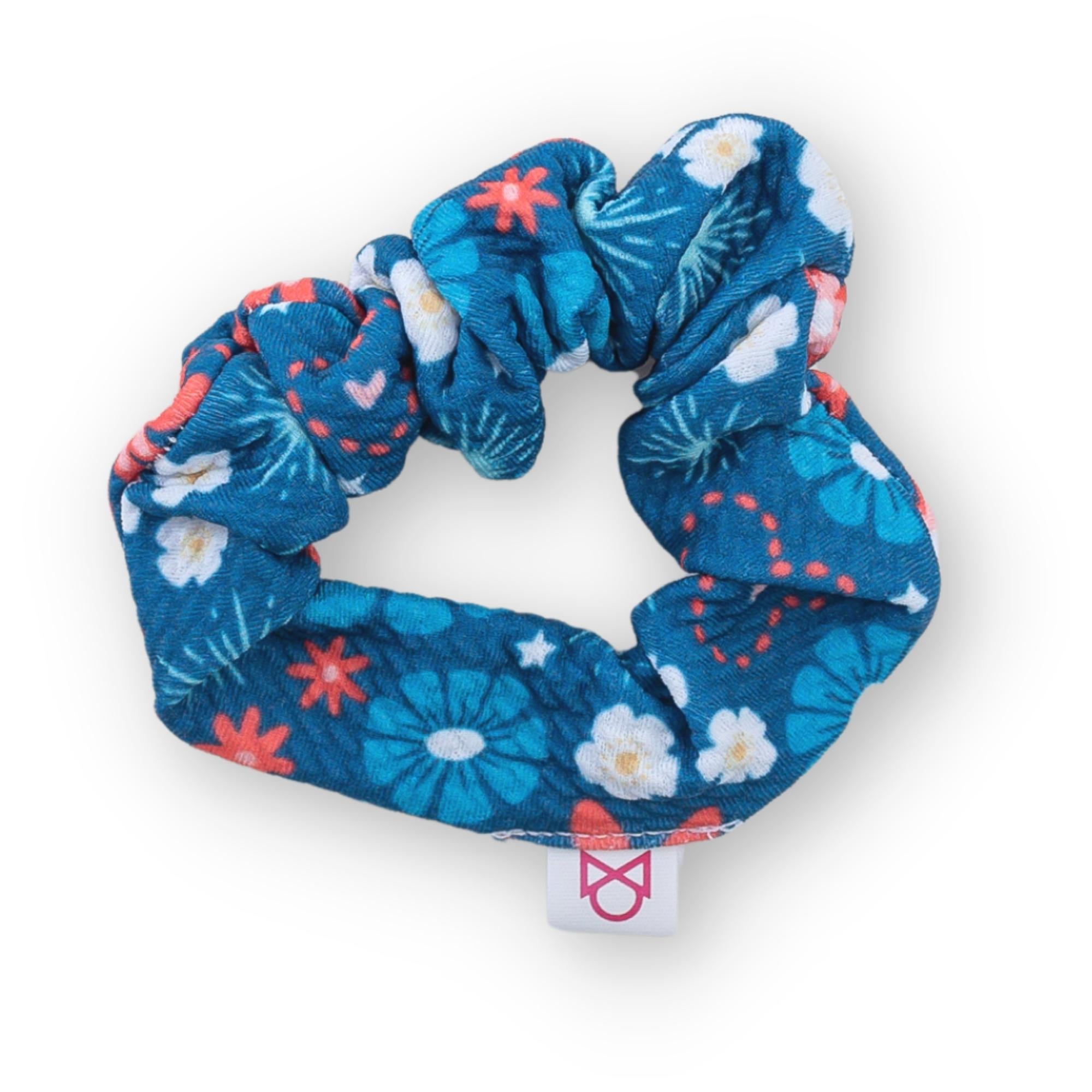 Sparkler Floral Scrunchie