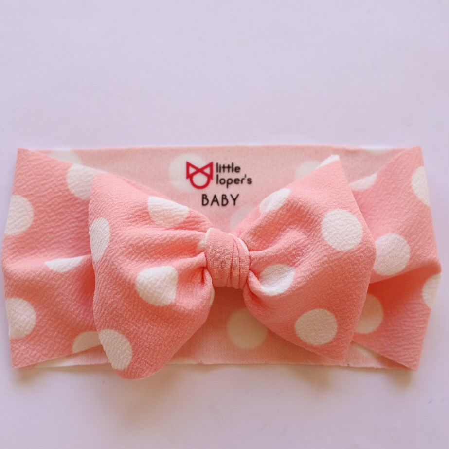 Blush Dots Headwrap