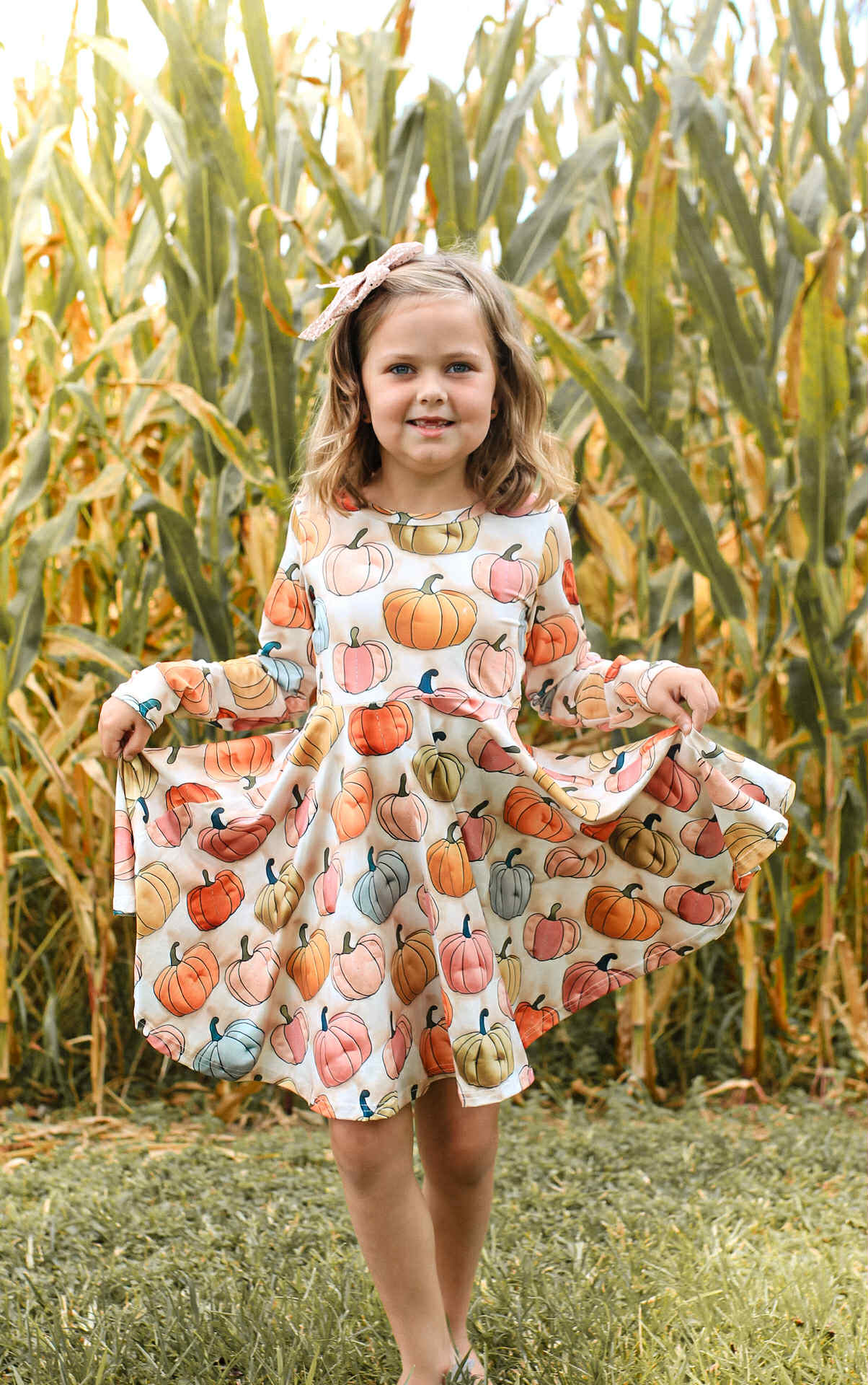 Pumpkin Twirl Dress - Preorder