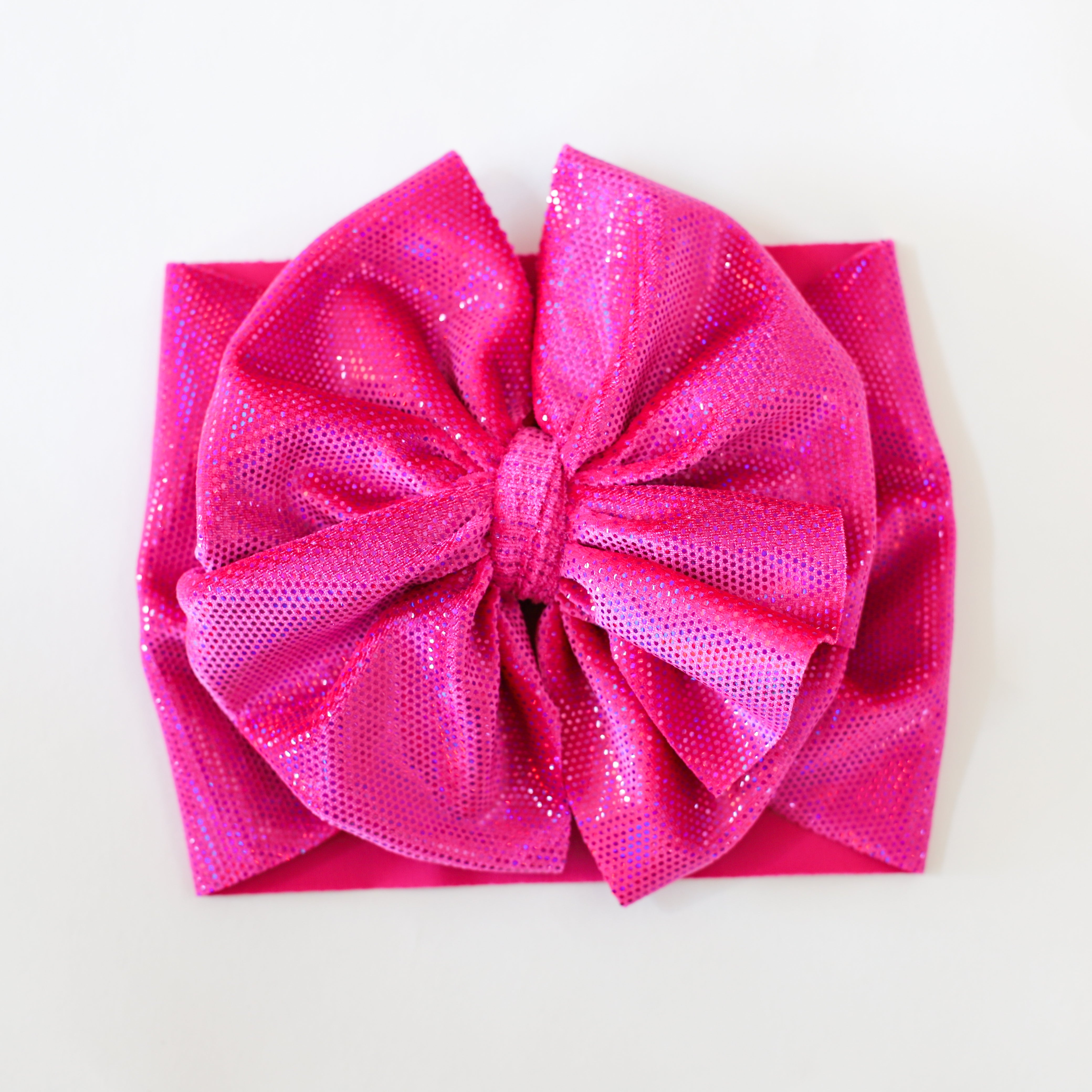 Hot Pink Disco Headwrap