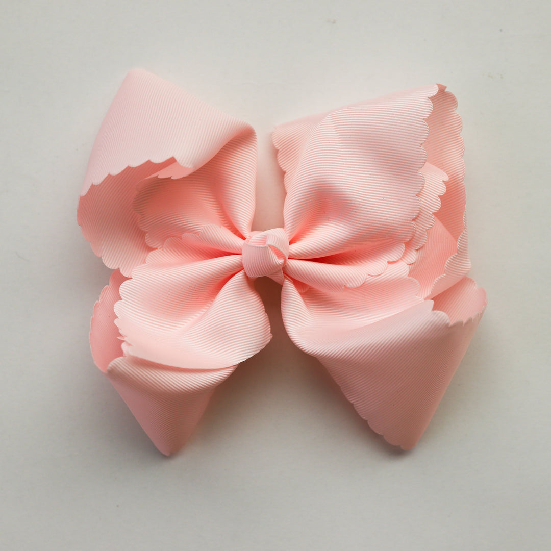 8 Inch Scalloped Ribbon Bows