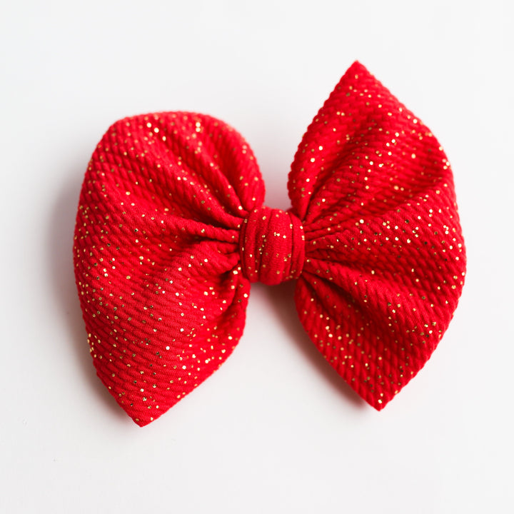 Red Party Bow