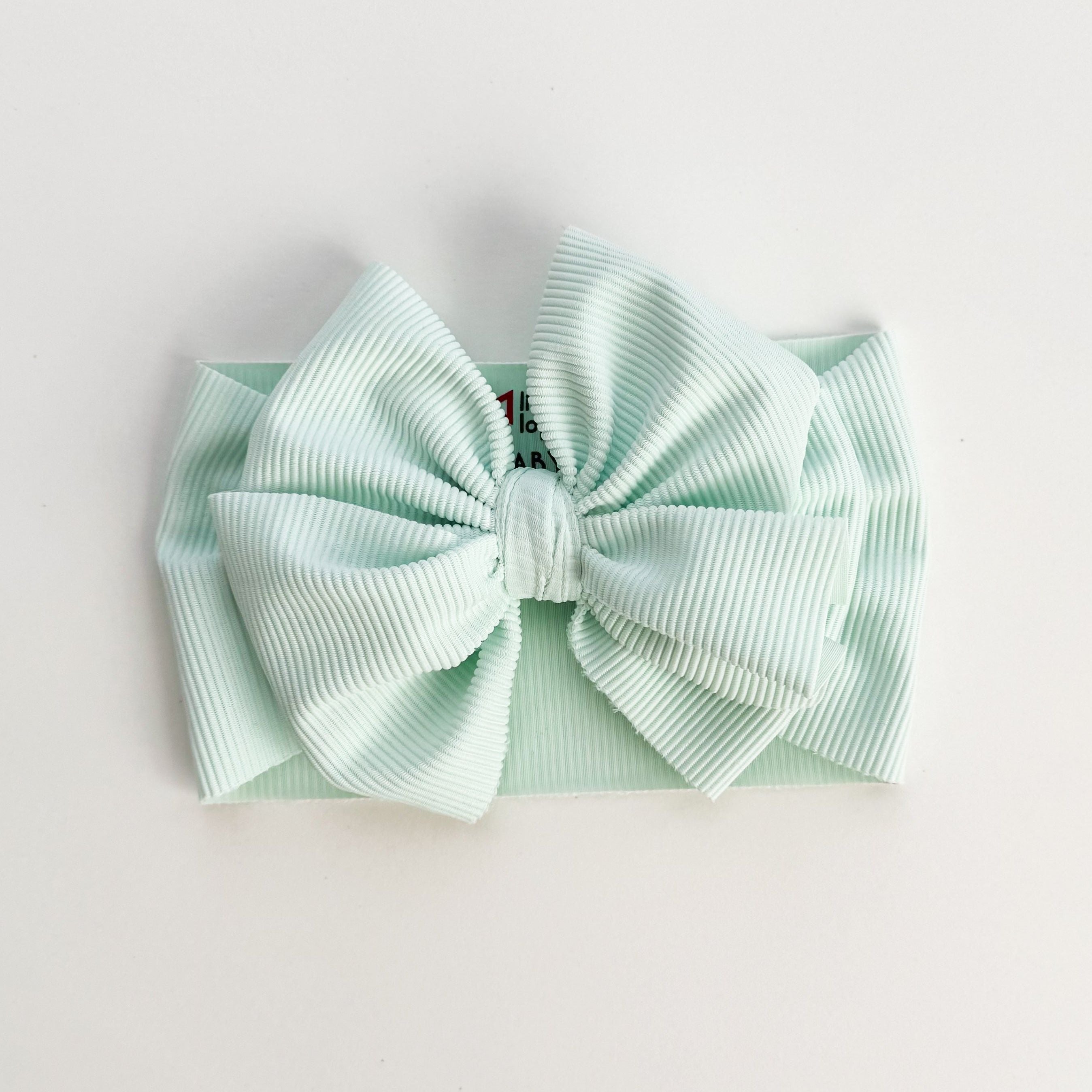 Mint Ribbed Headwrap