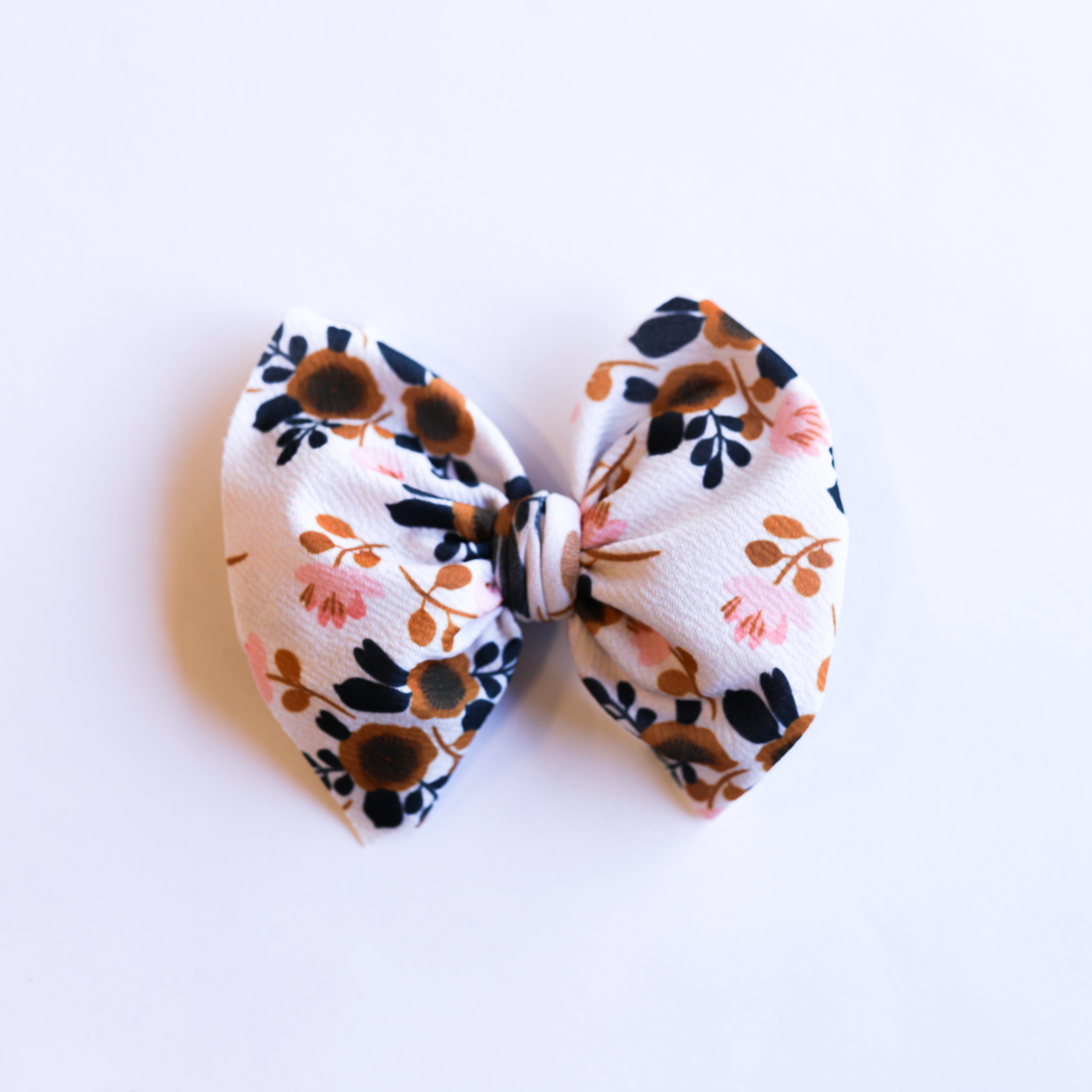 70s Floral Bow