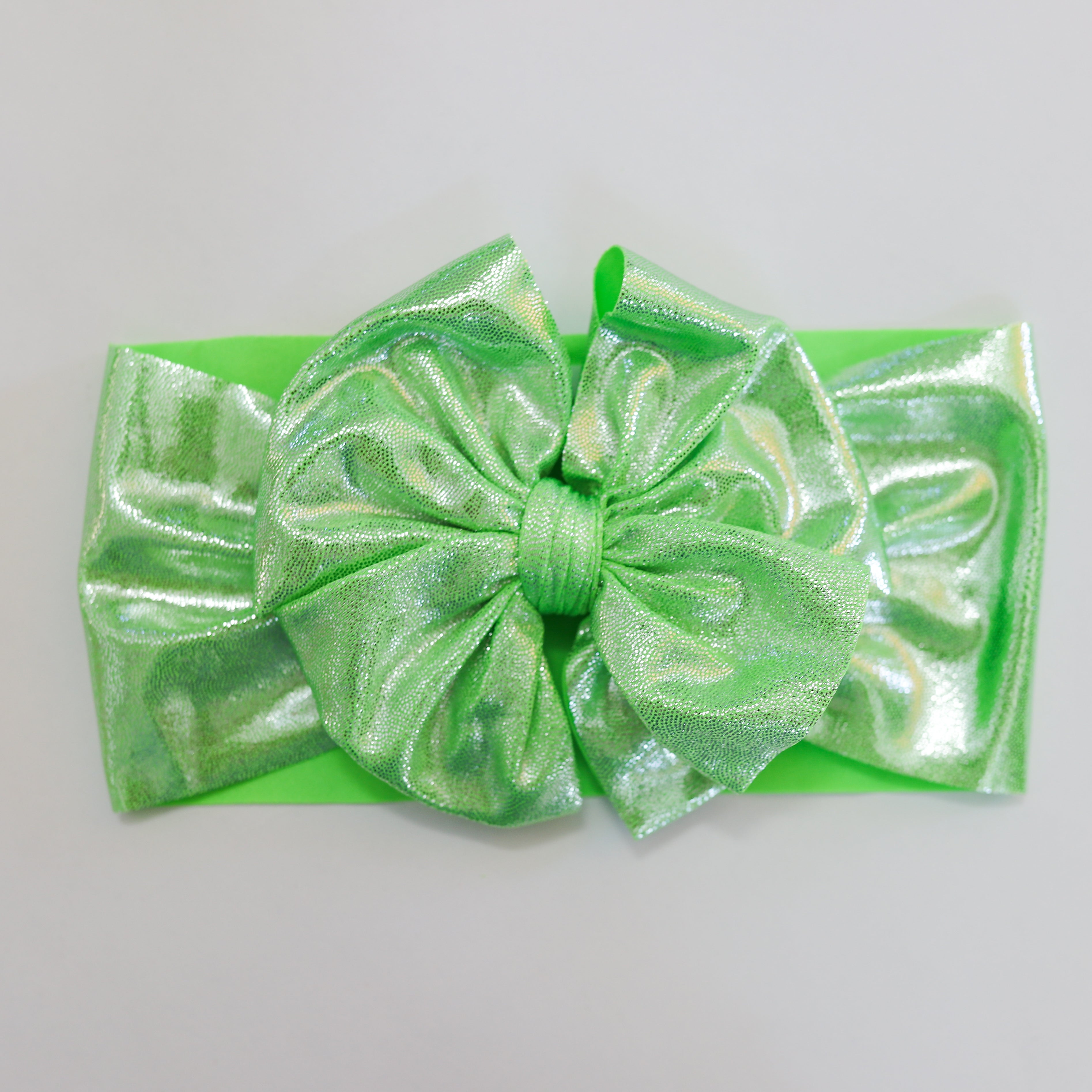 Lime Shimmer Headwrap