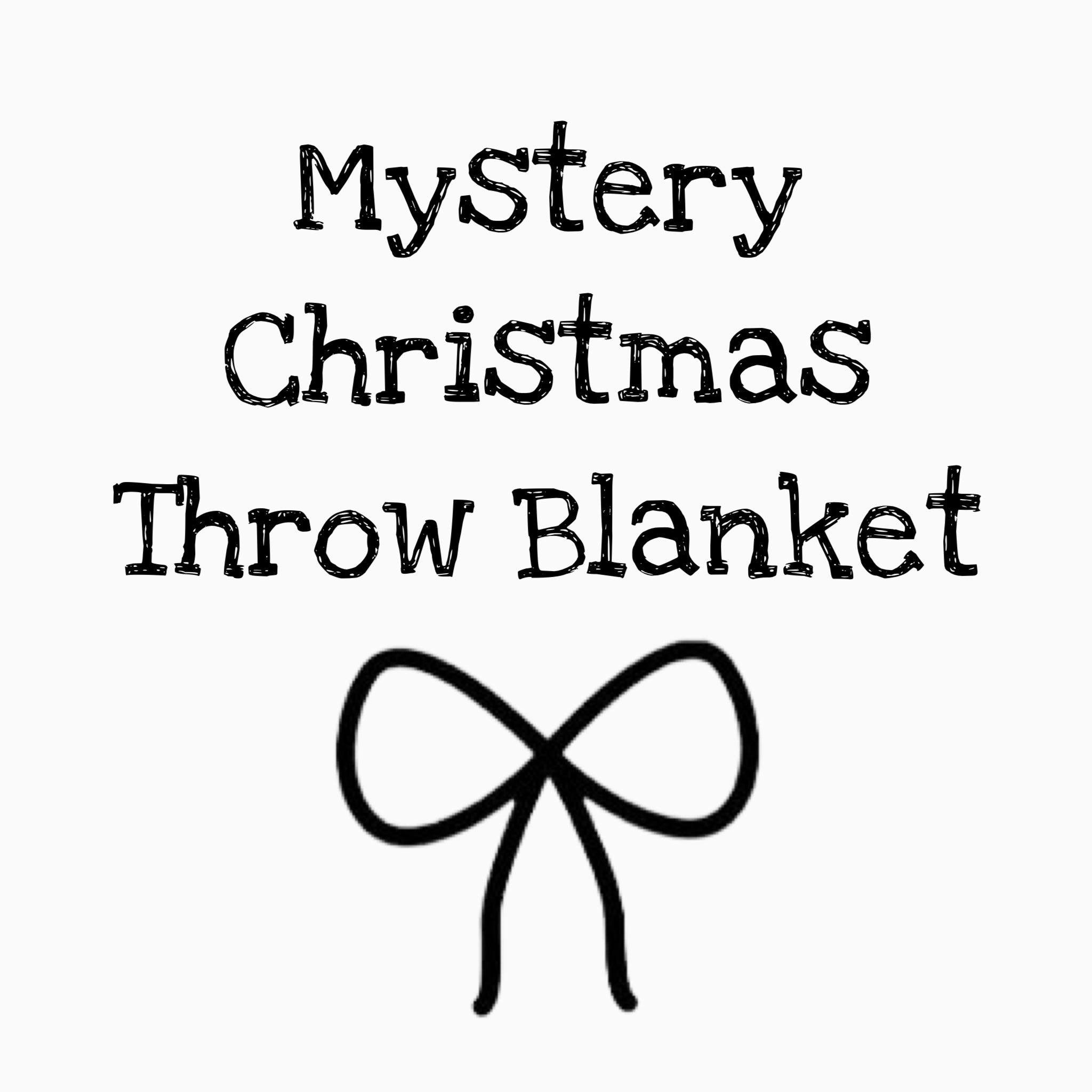 Mystery Christmas Throw blanket