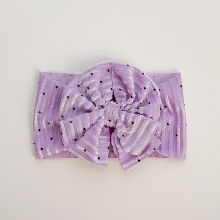 Spotted Lilac Luxe Headwrap