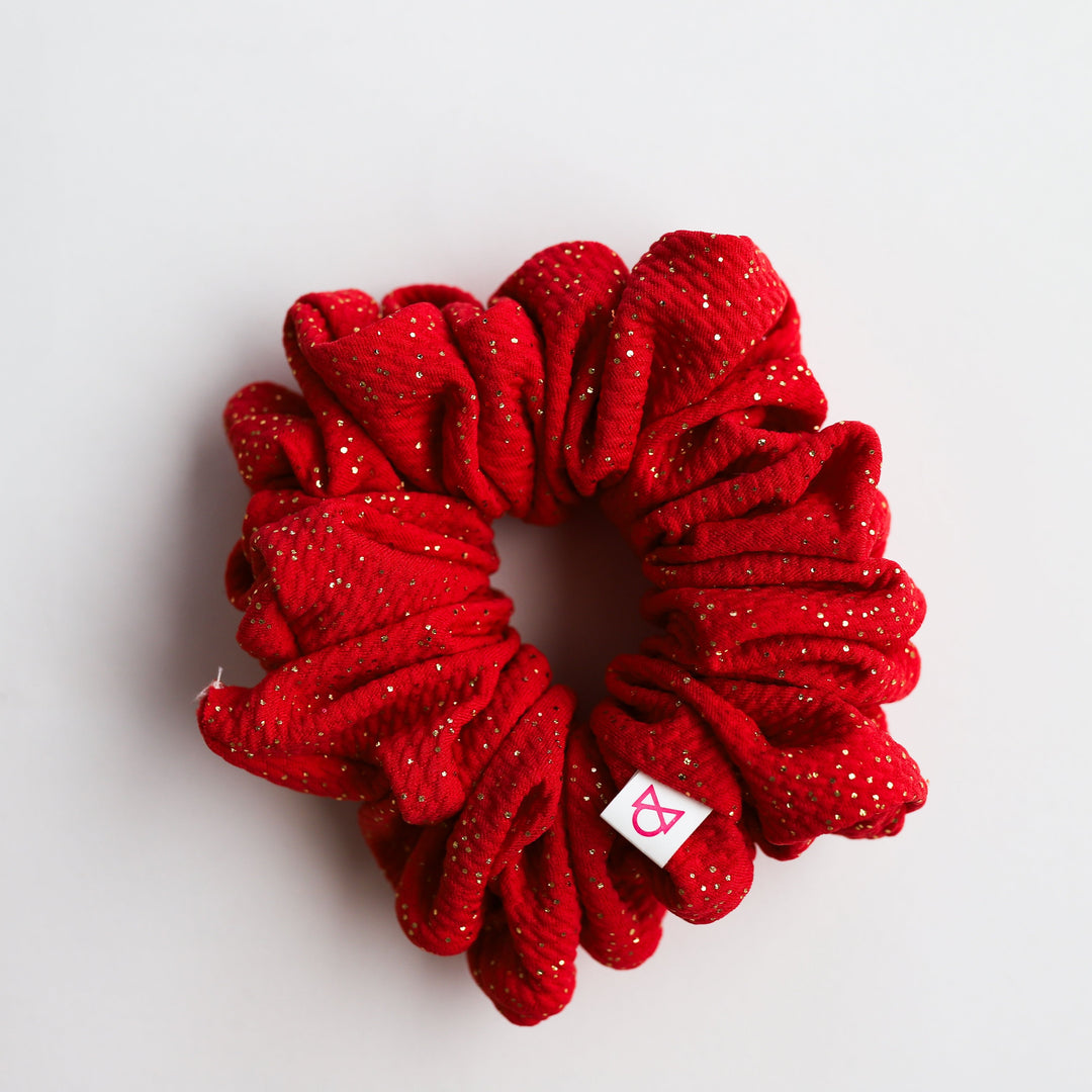 Red Party Scrunchie