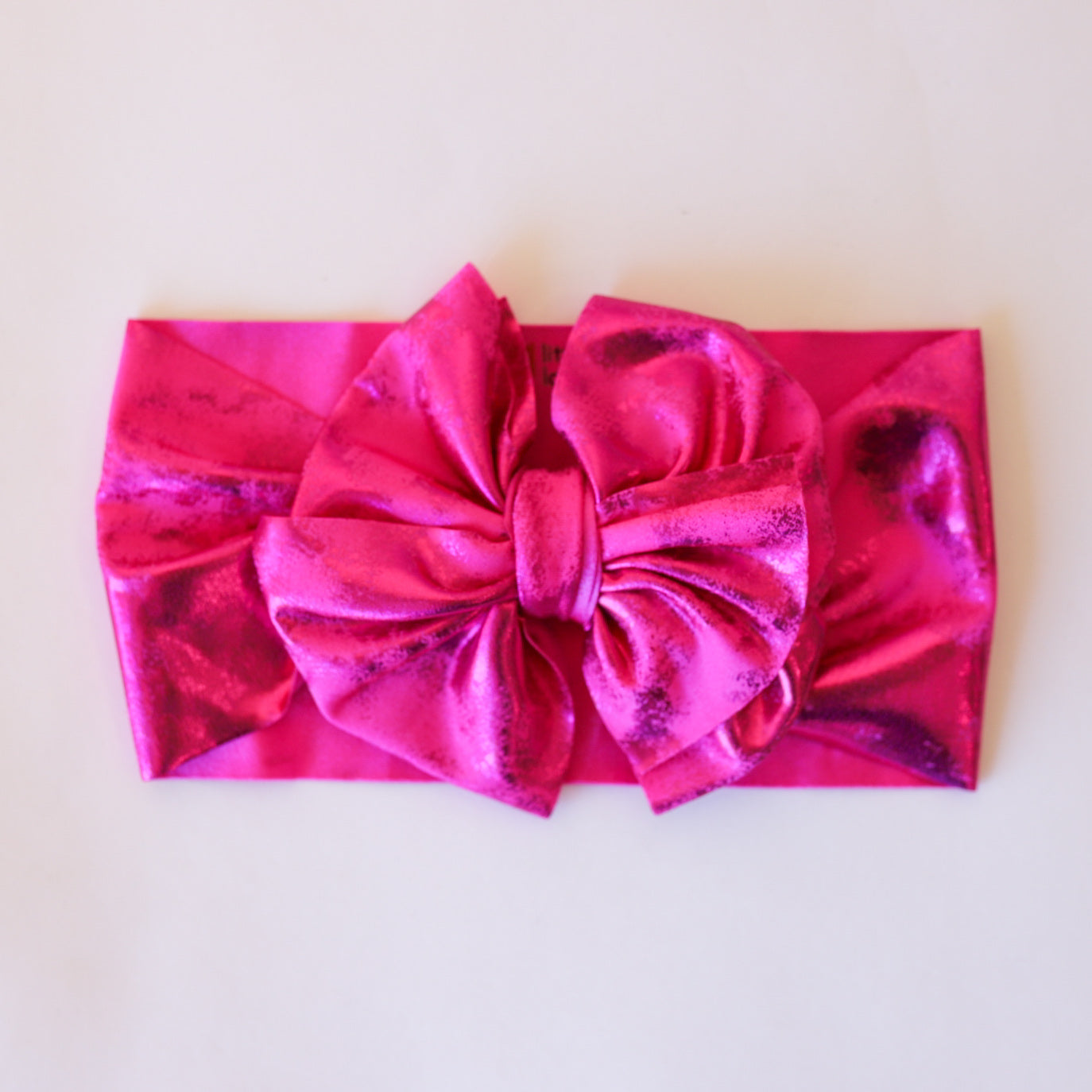 Pink Shimmer Distressed Headwrap