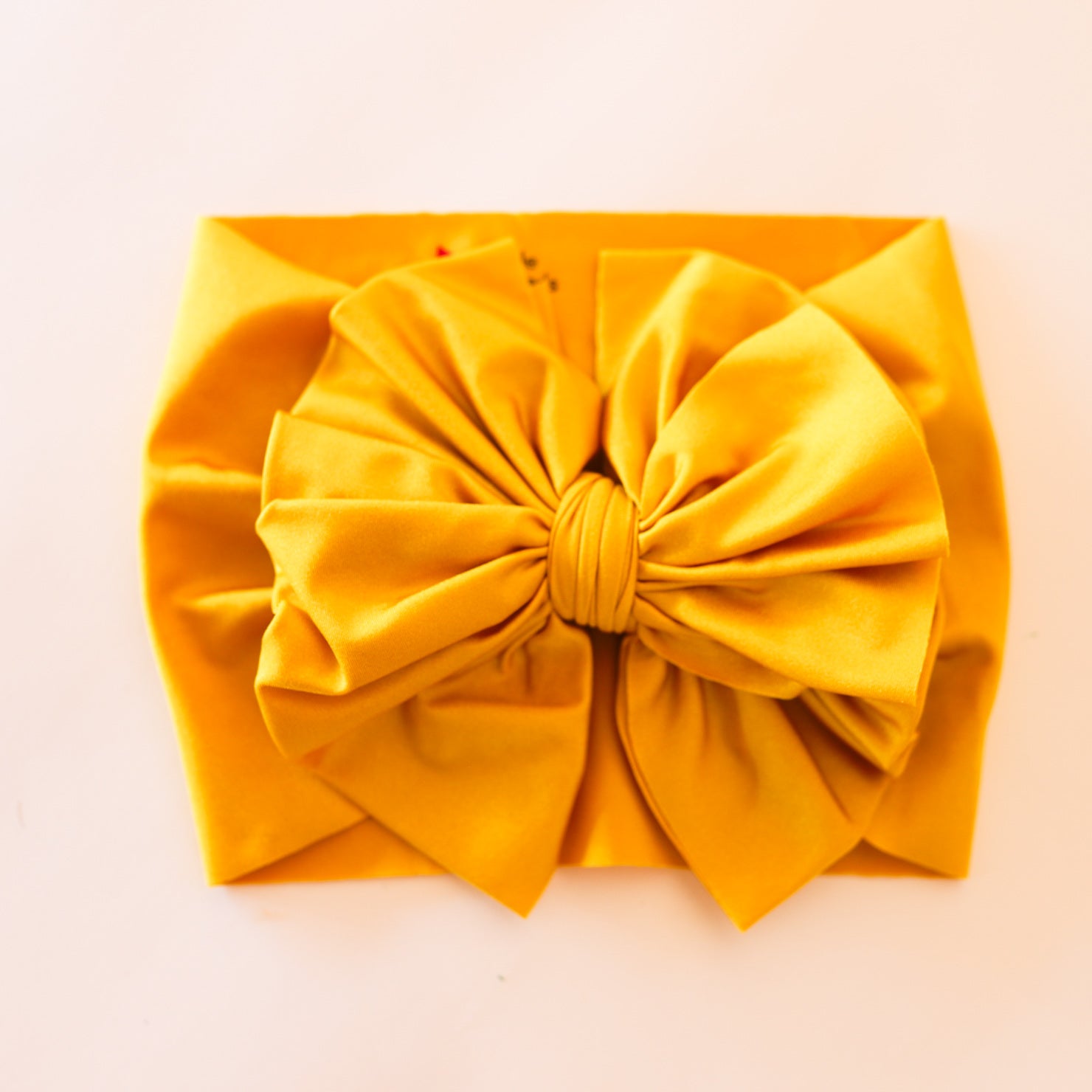 Mustard Satin Headwrap