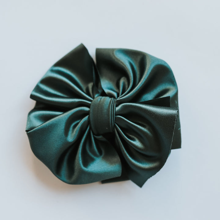 Sage Holiday Satin Bow