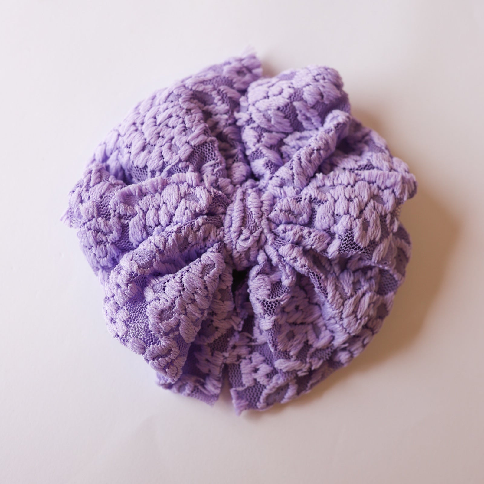 Lavender Lace Big + Skinny Bow