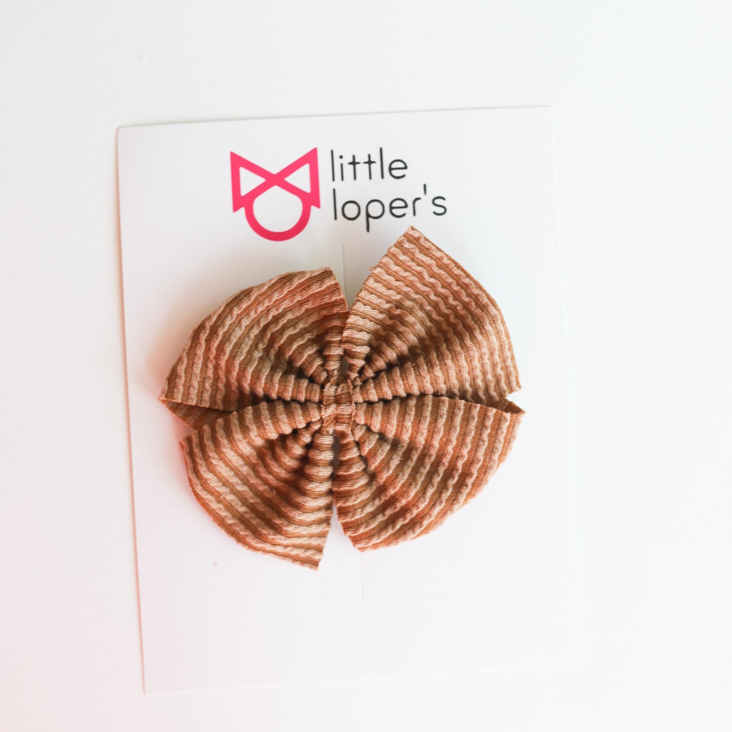 Caramel Cozy Ribbed Butterfly and Dainty