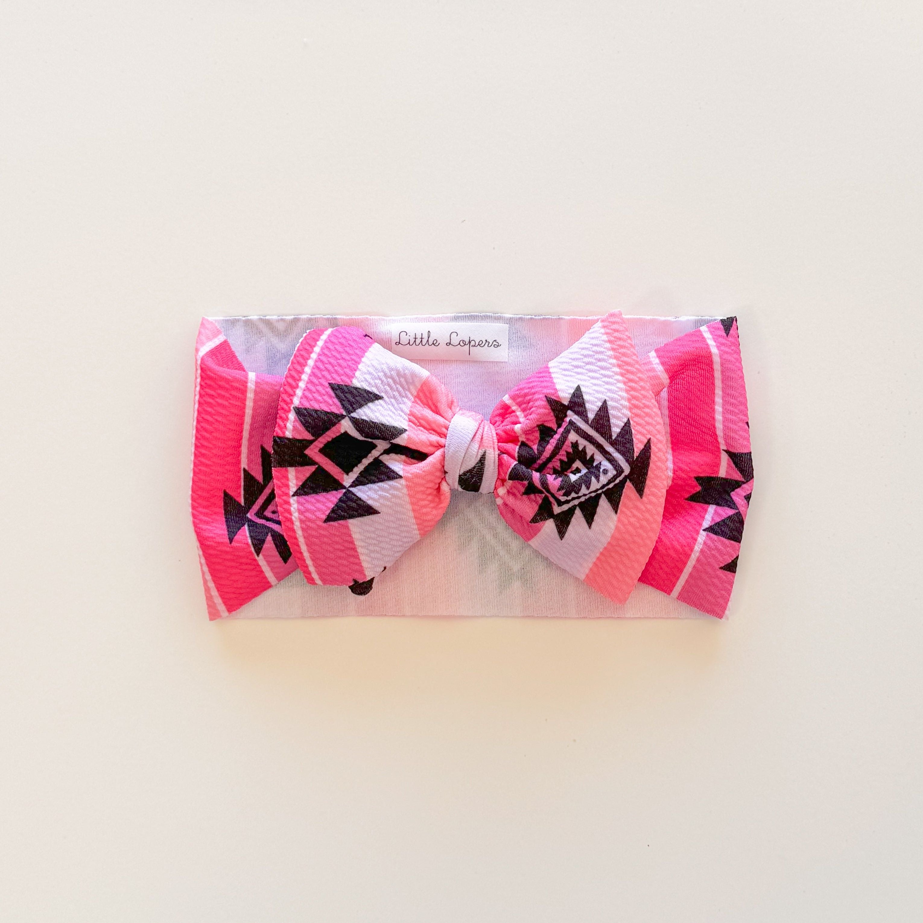Pink Western Headwrap