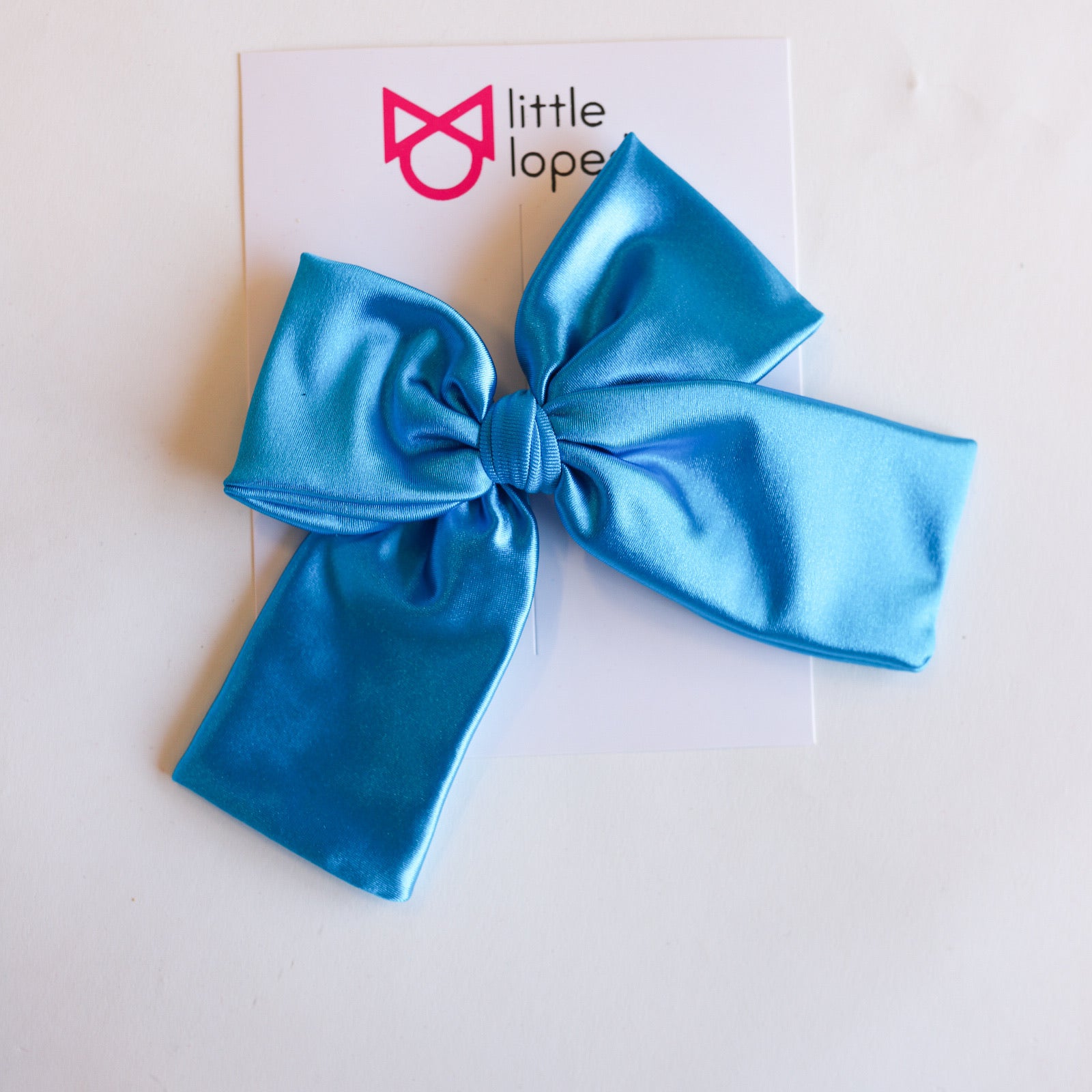 Satin Party Bow- ALLIGATOR CLIP
