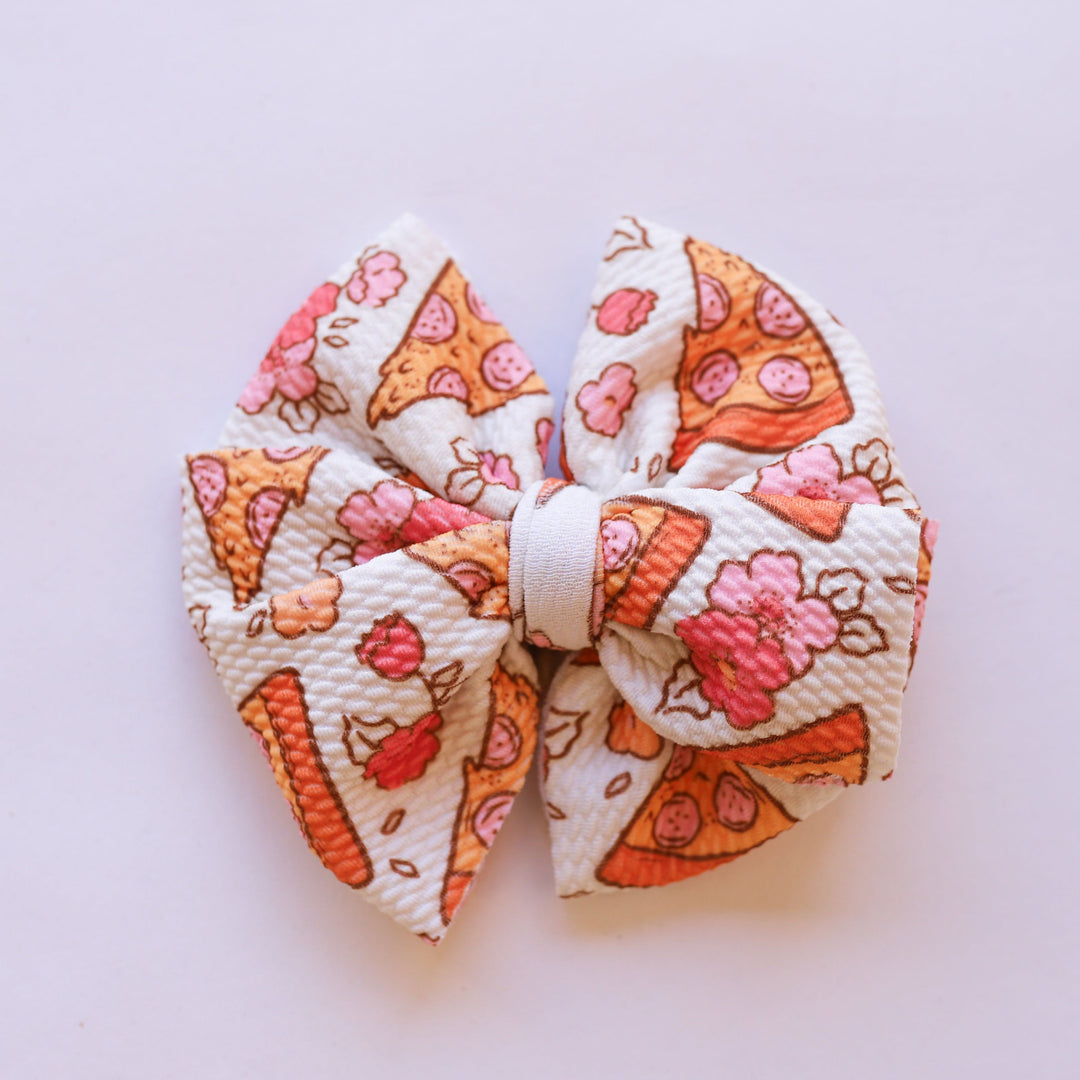 Pizza Party Bow