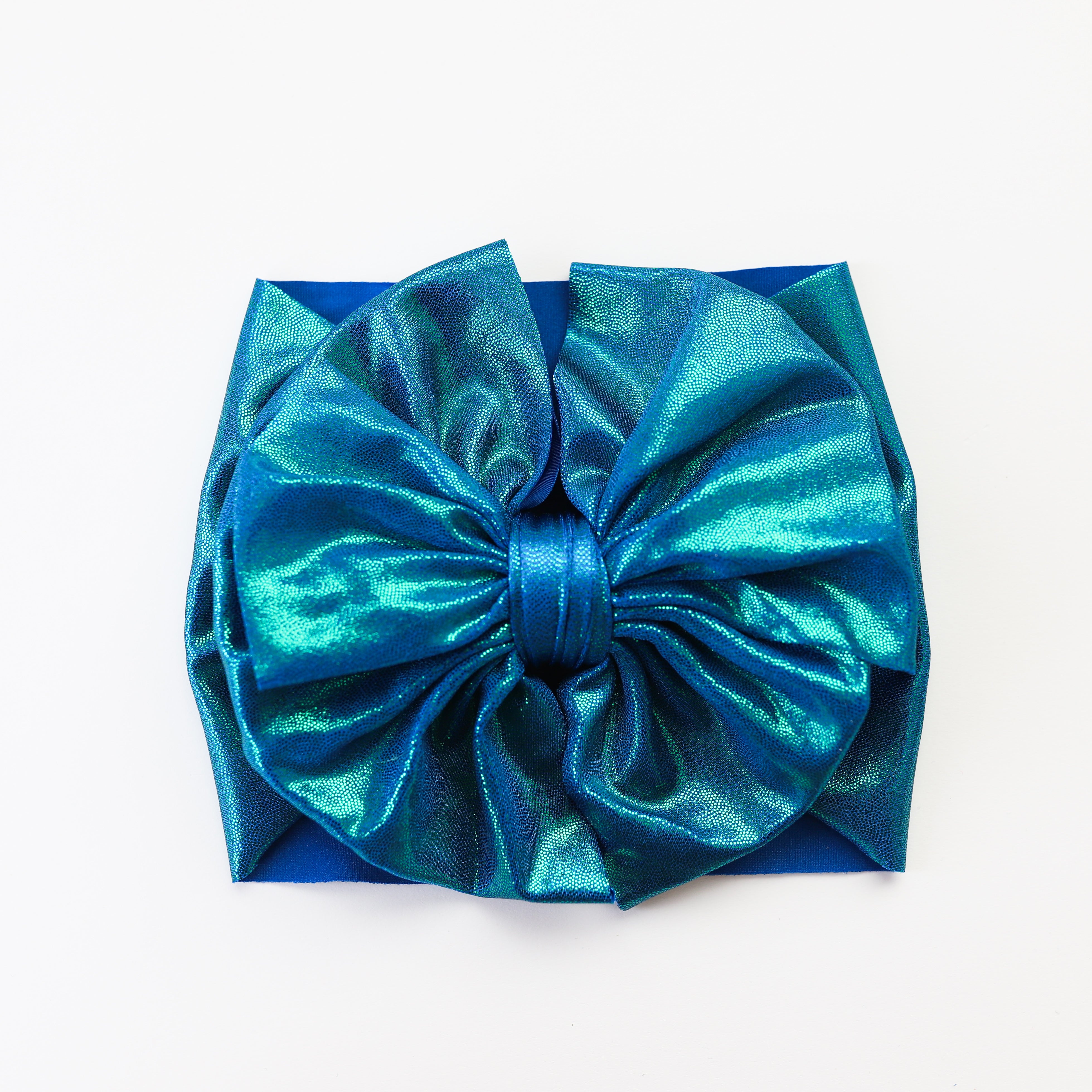 Holographic Blue Shimmer Headwrap