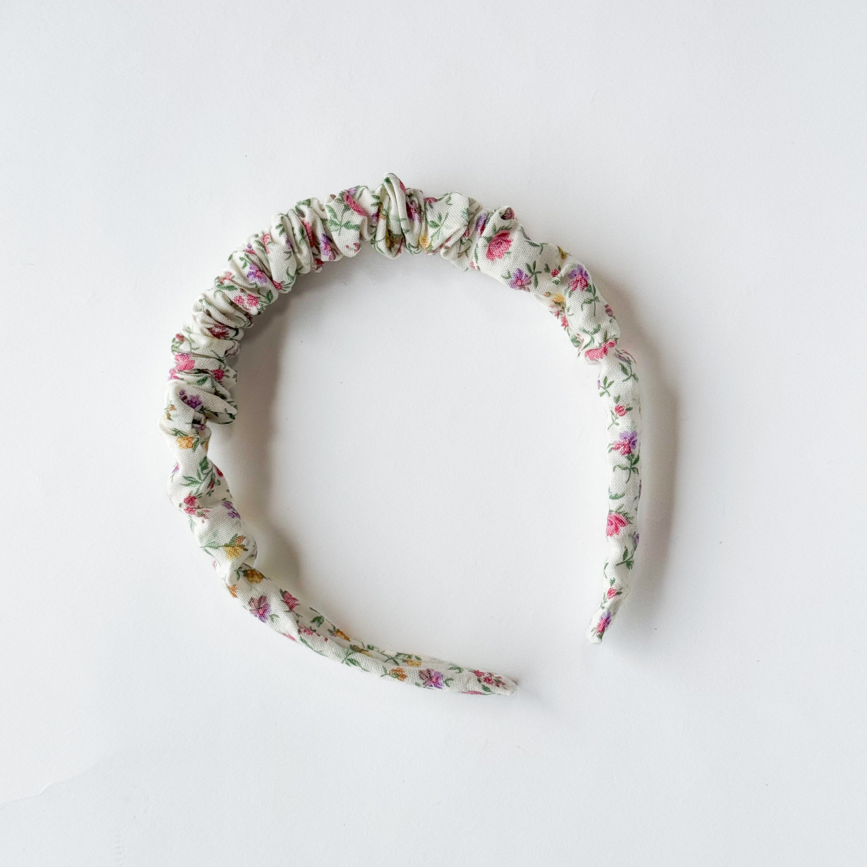 Ditsy Spring Floral Ruched Headband