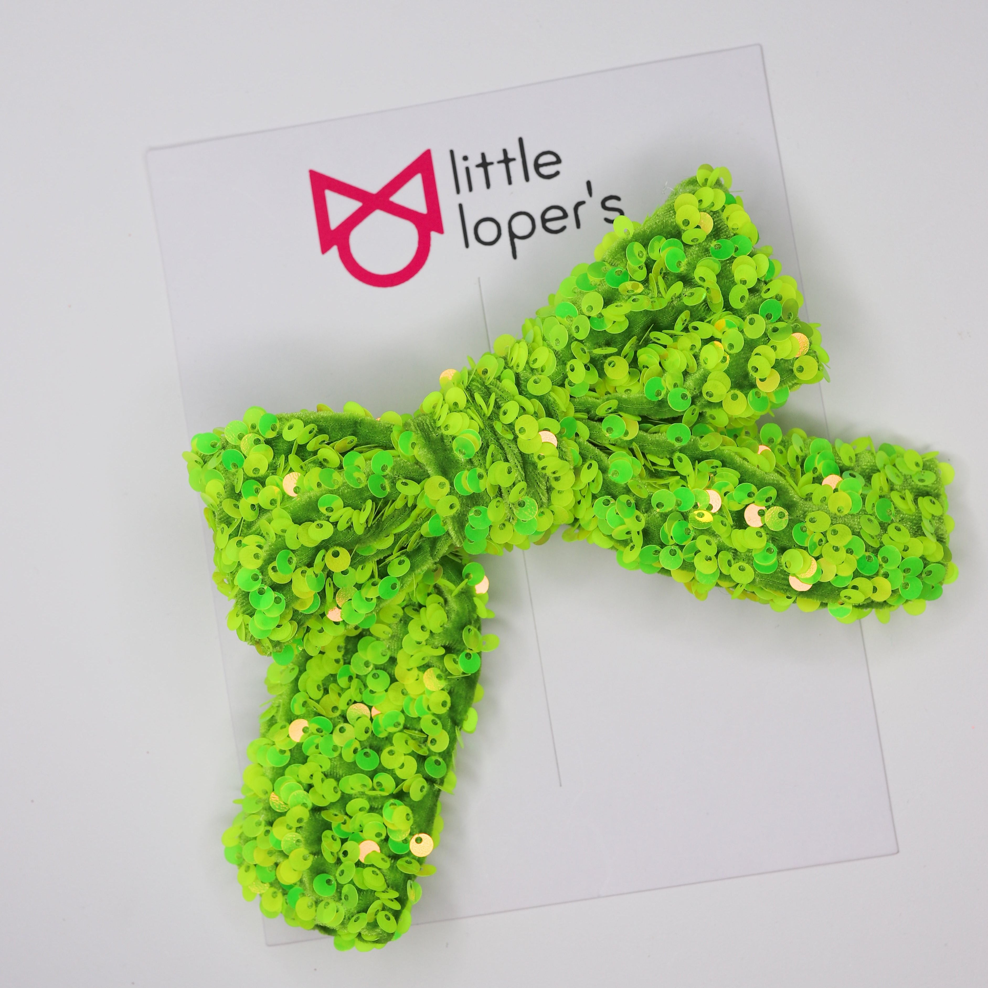 Bright Sequin Bow