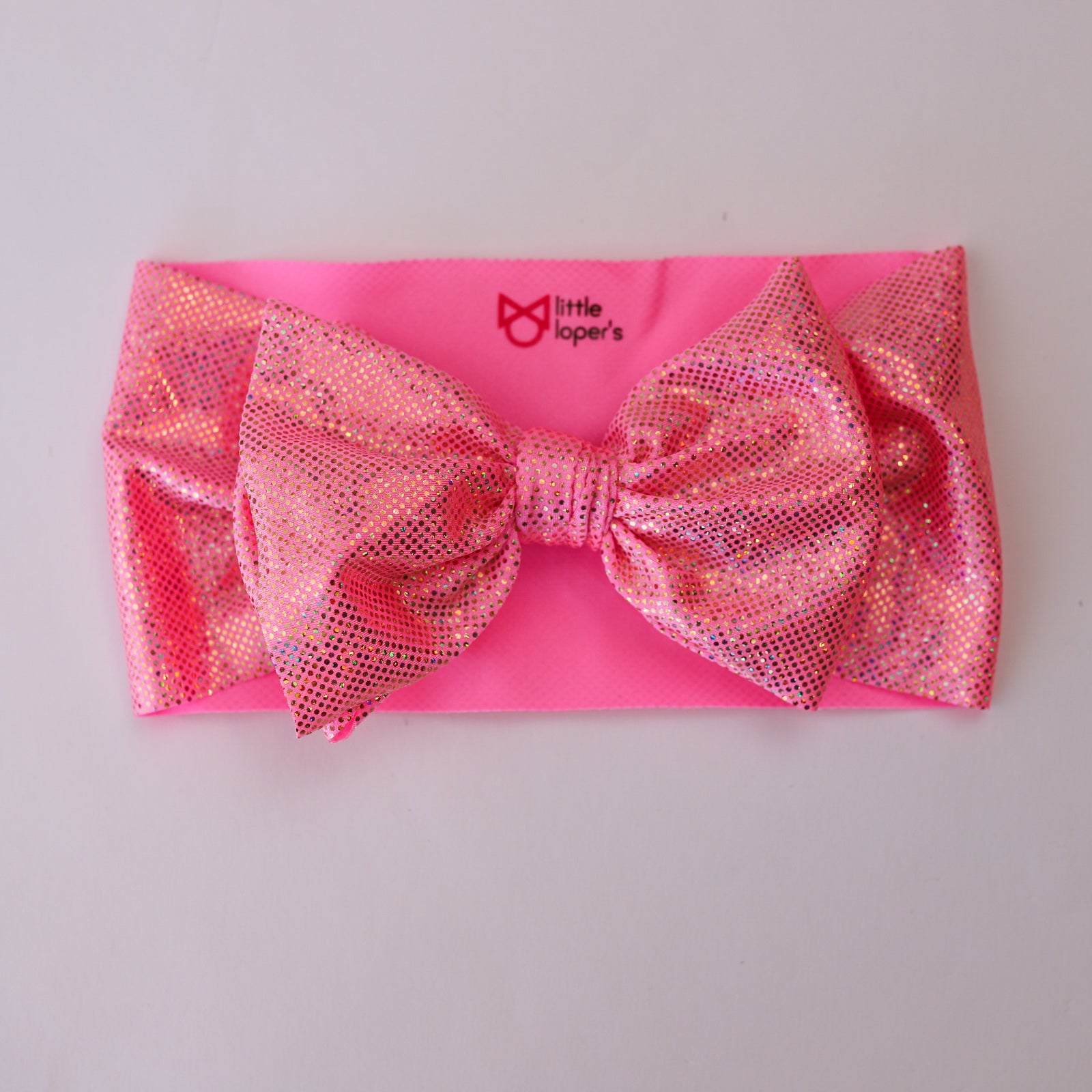 Pink Spring Shimmer Headwrap
