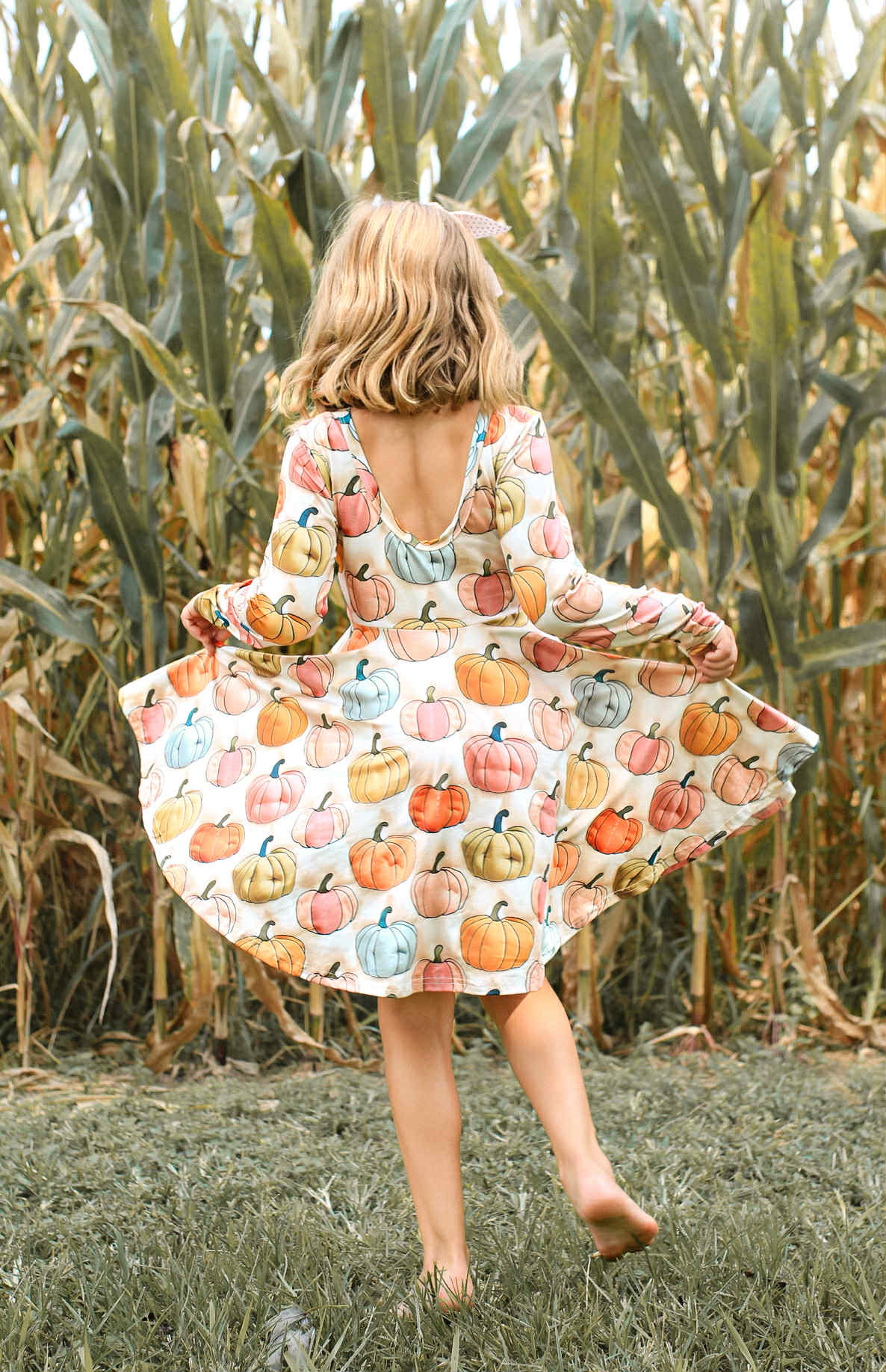 Pumpkin Twirl Dress - Preorder
