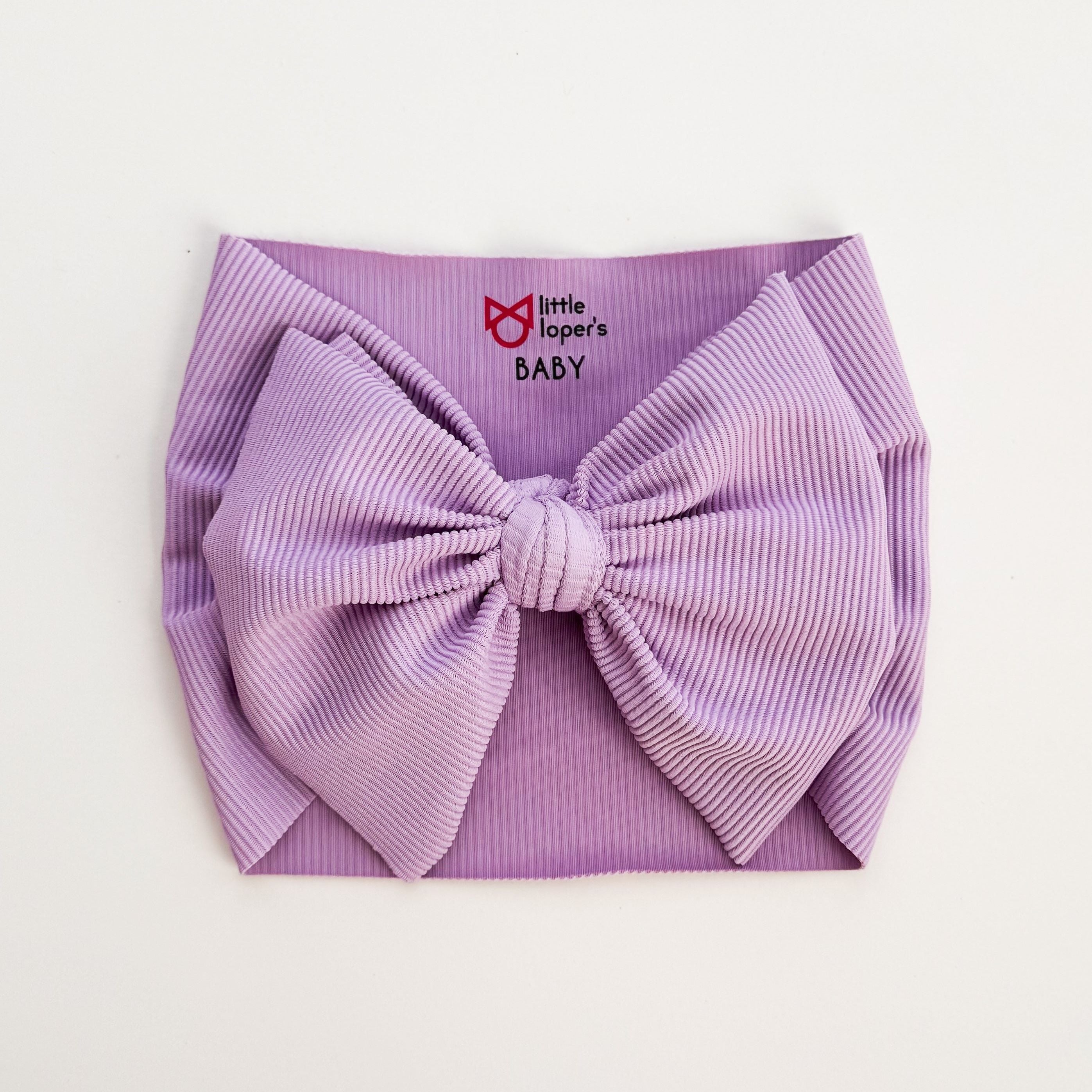 Grape Ribbed Headwrap