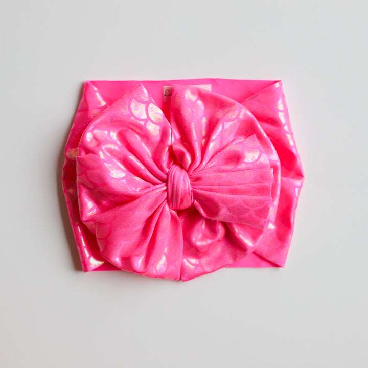 Pink Mermaid Shimmer Headwrap