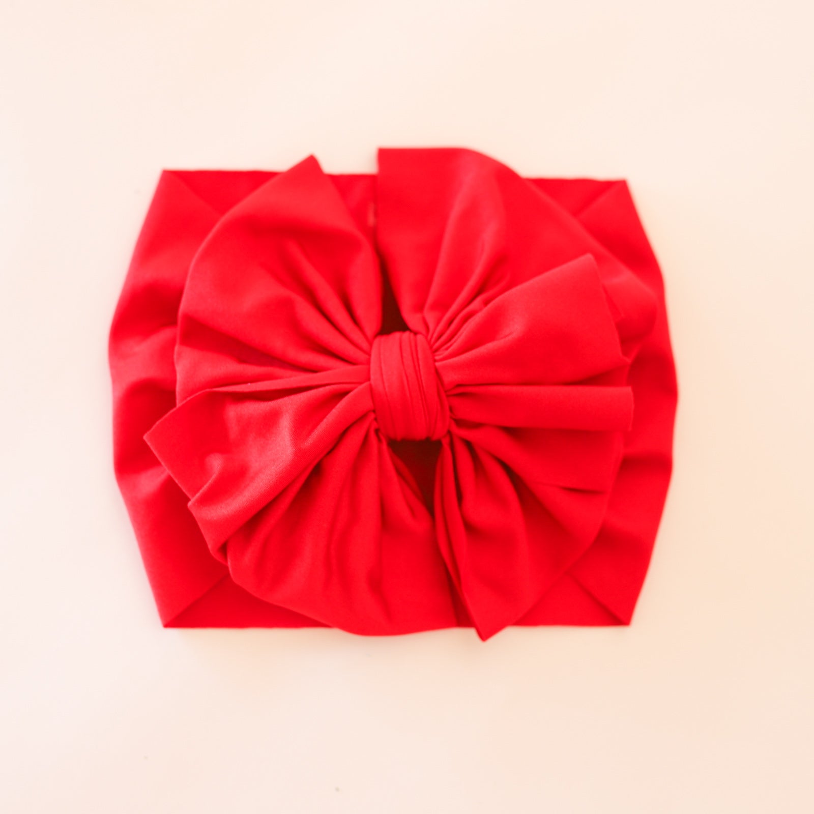 Red Matte Satin Headwrap