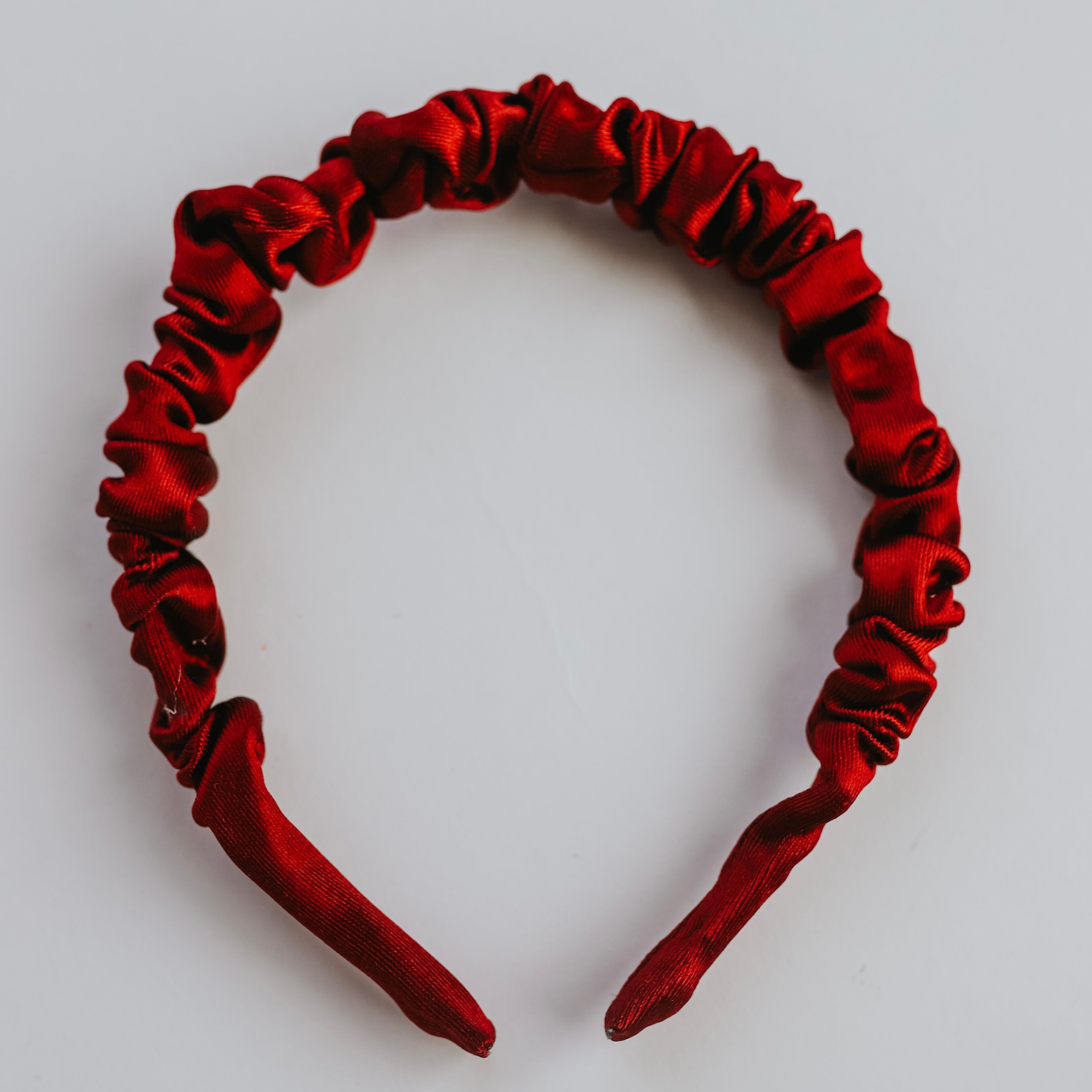 Satin Ruched Headband