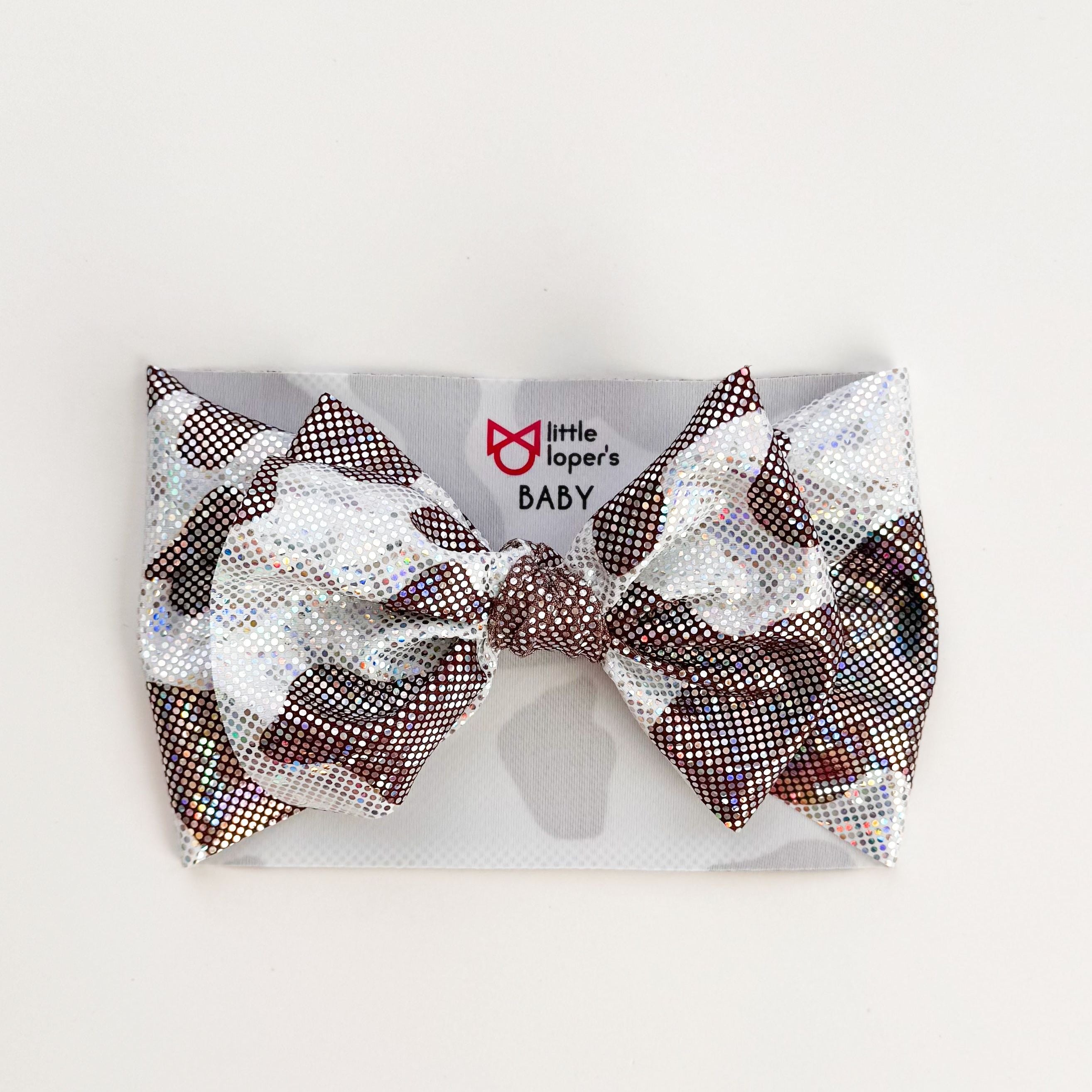 Brown Cow Shimmer Headwrap