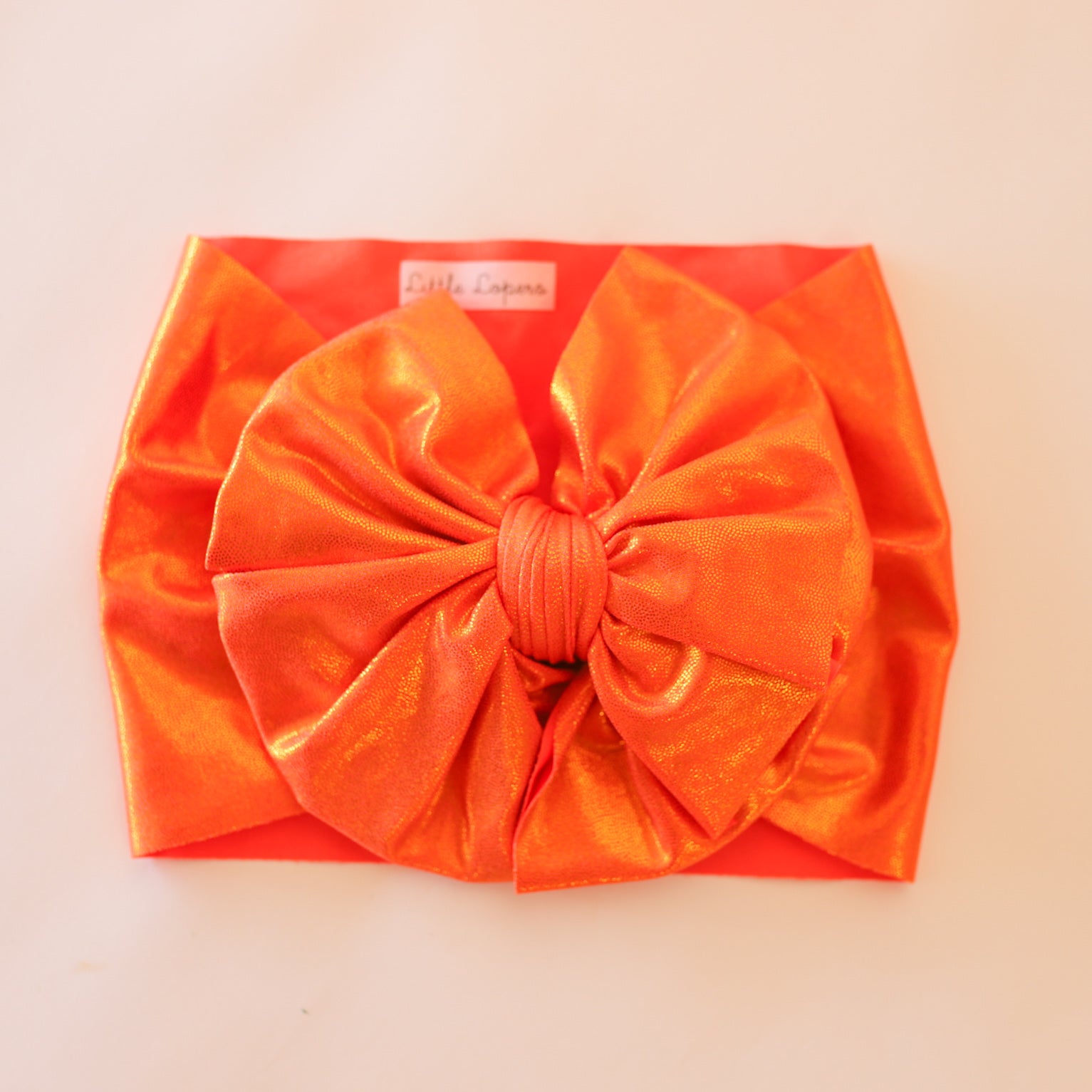 Orange Shimmer Headwrap