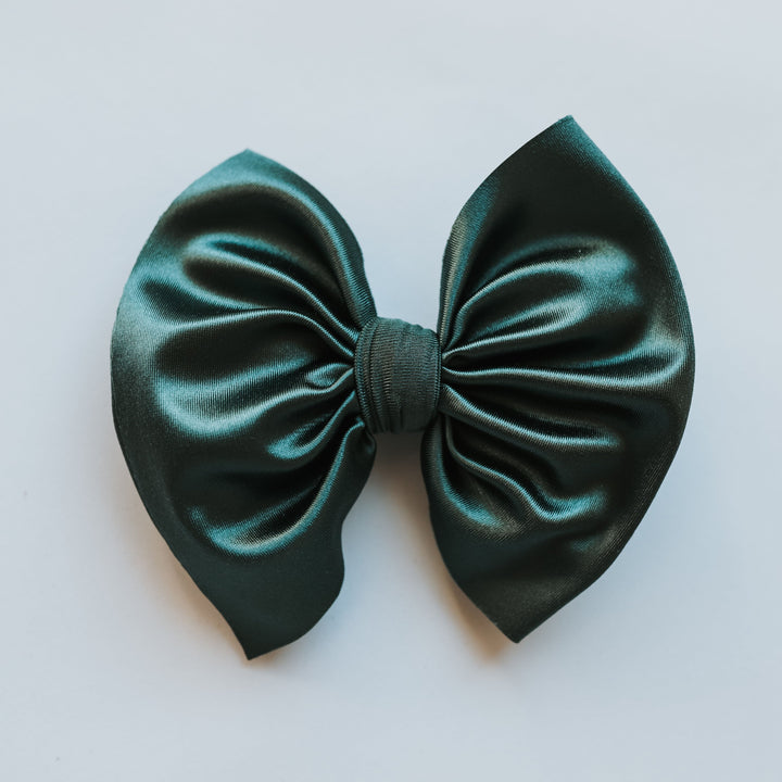Sage Holiday Satin Bow