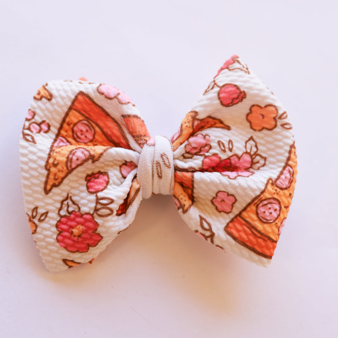 Pizza Party Bow