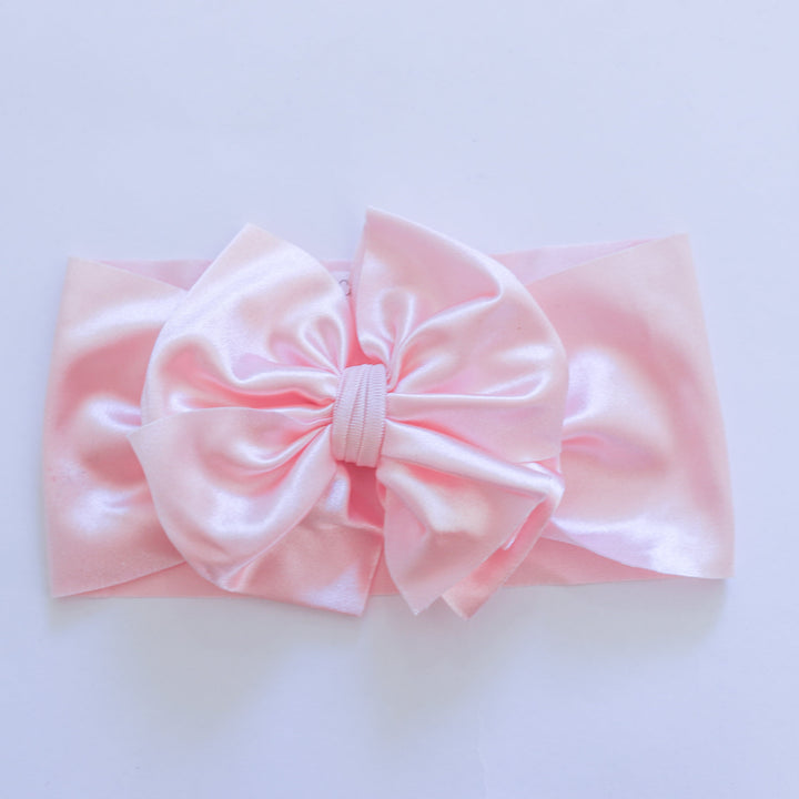 Pink Satin Headwrap