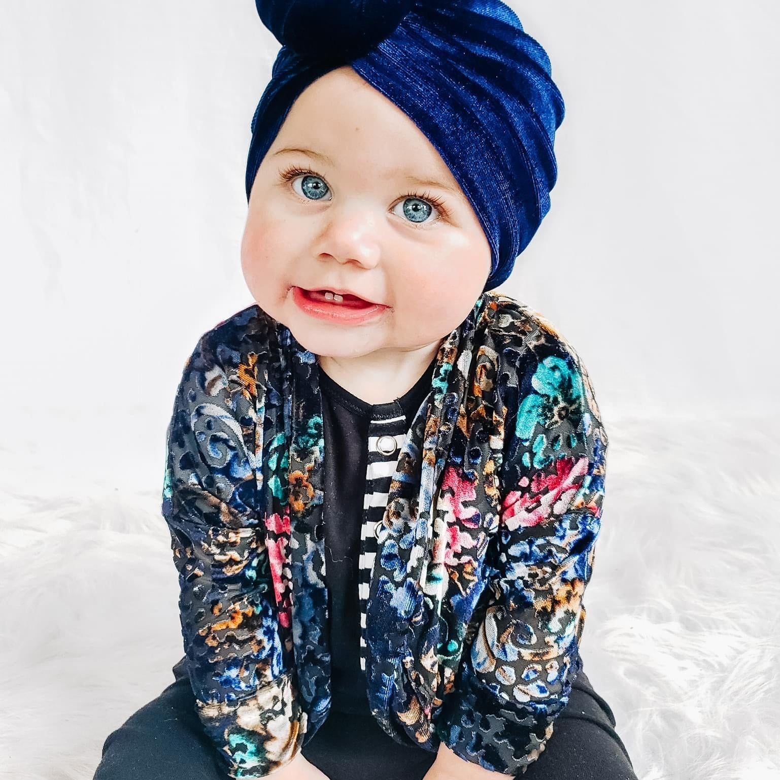 Knot Velvet Turban
